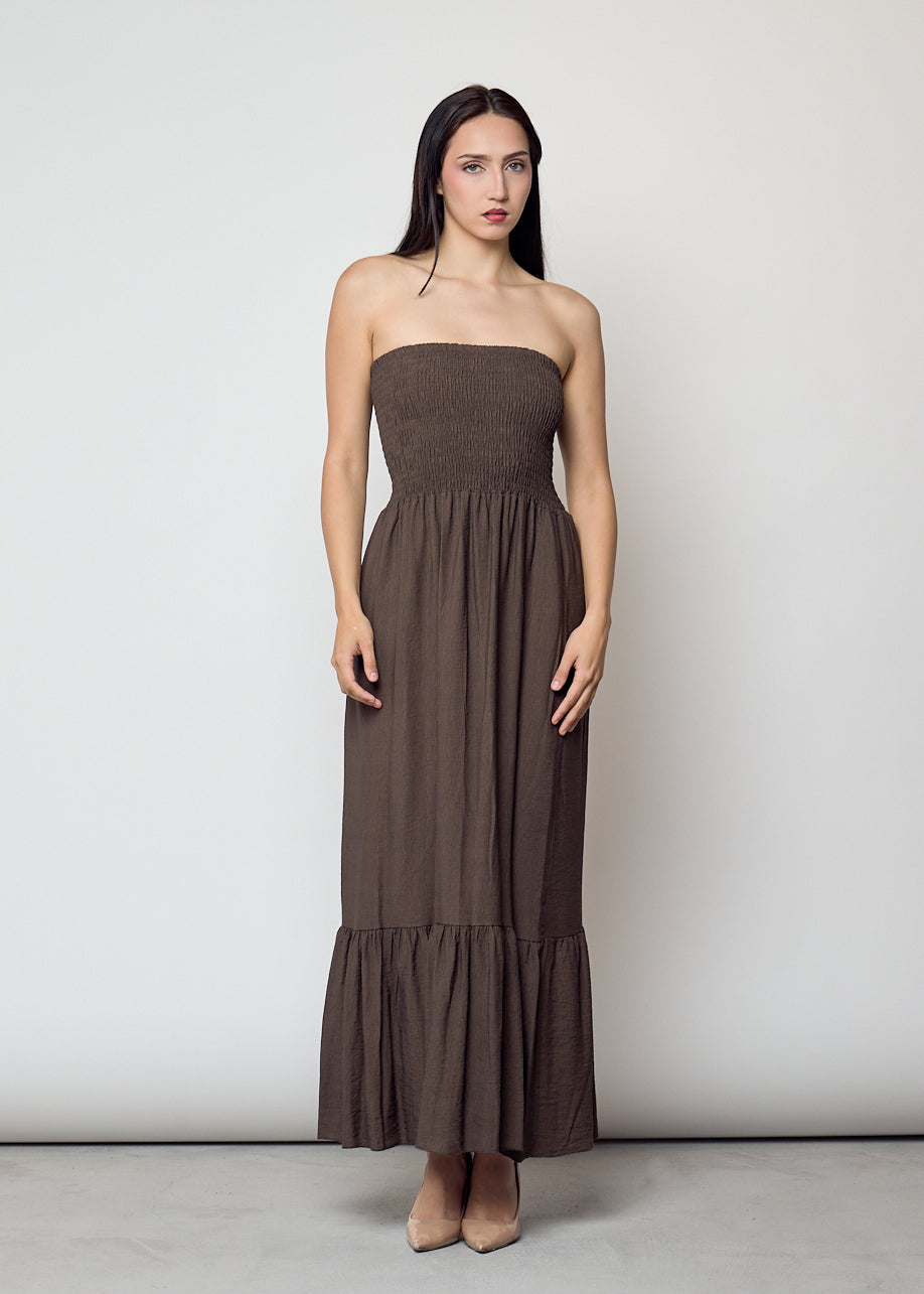 Vestido Cataleya Marrón