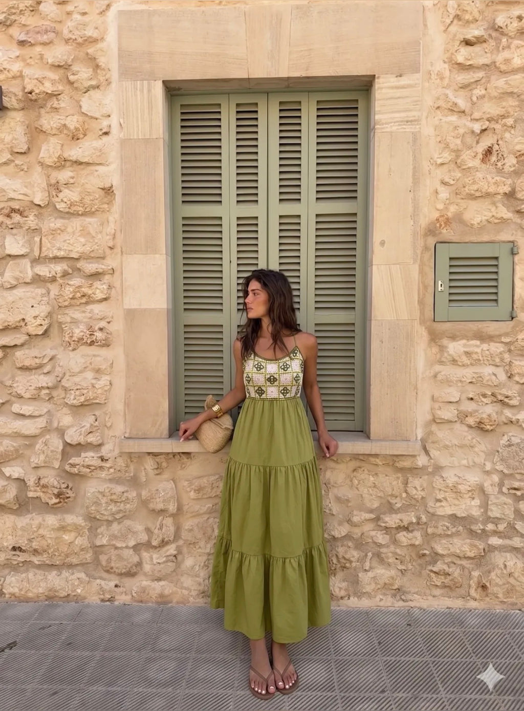Vestido Oliva
