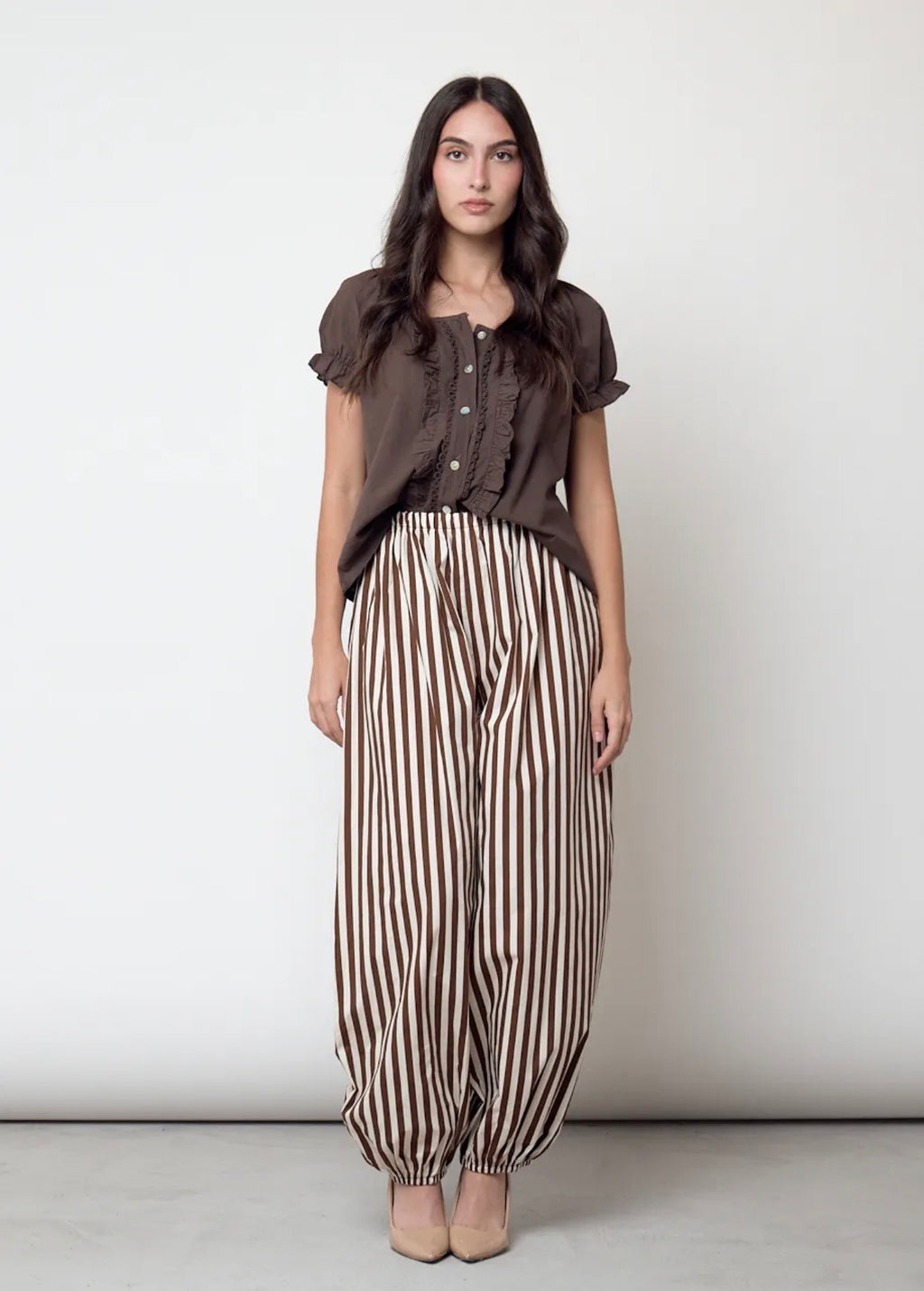 Pantalón Globo Rayas