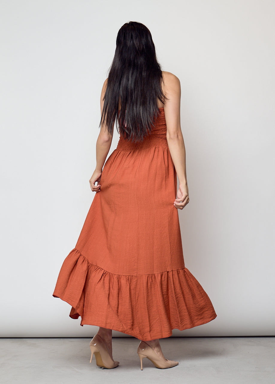 Vestido Cataleya Teja