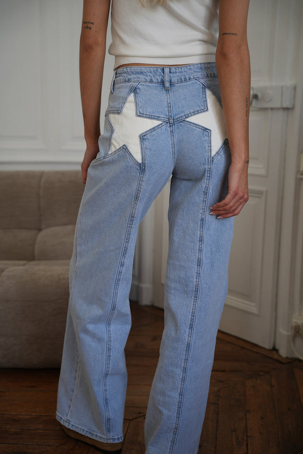 Jeans Estrella Blanca