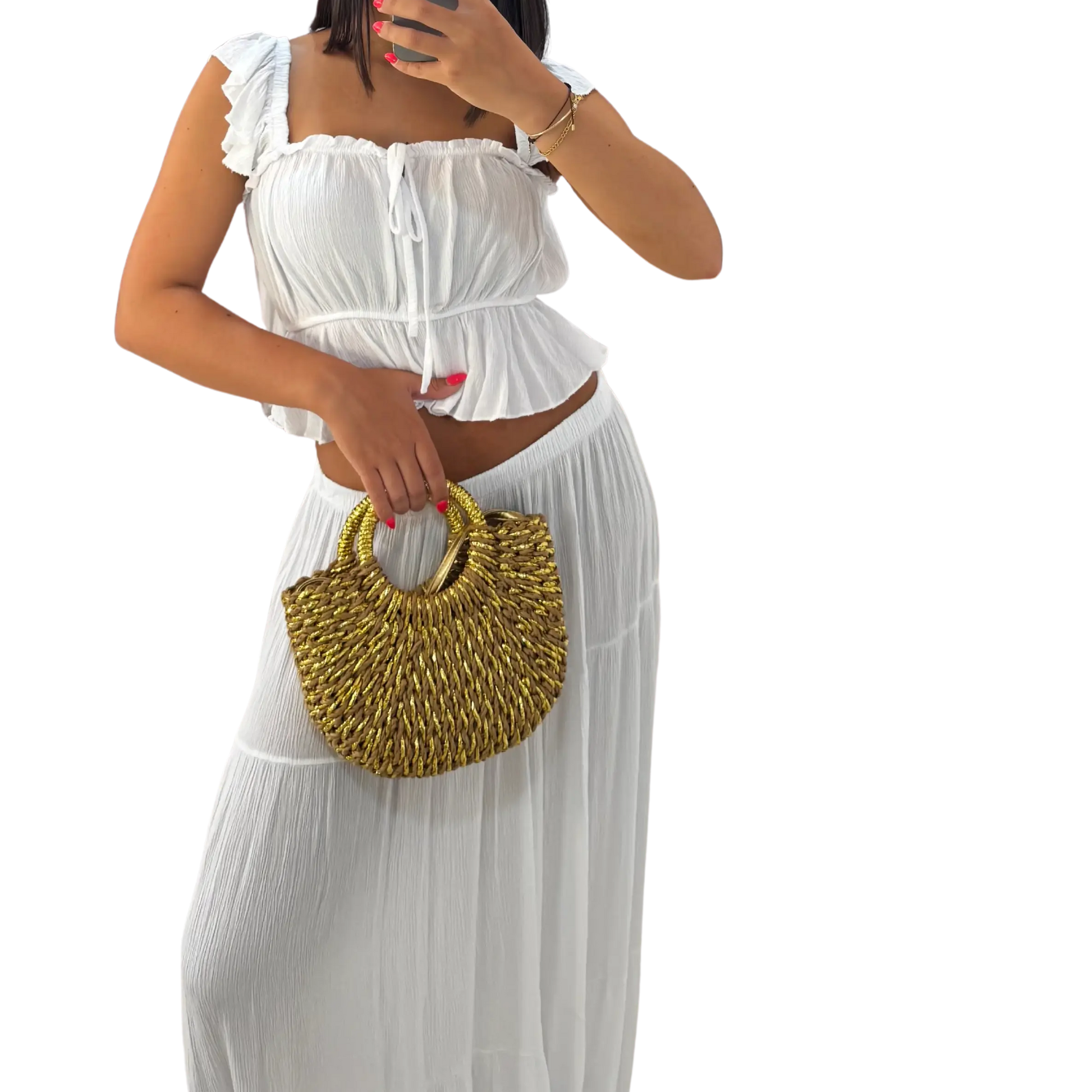 Conjunto Boho Blanco