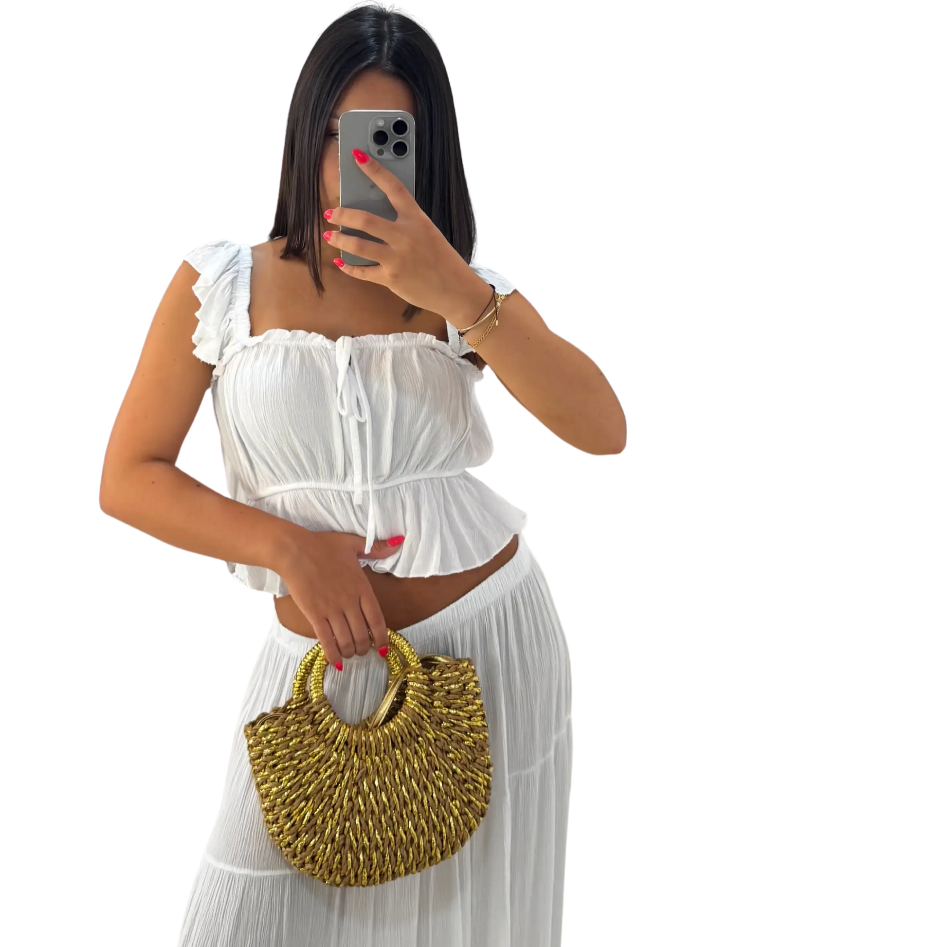 Conjunto Boho Blanco