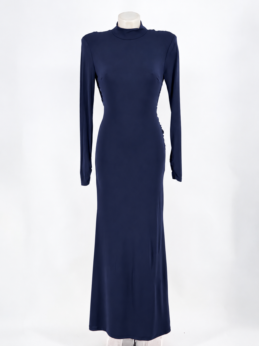 Vestido Crep Escote Espalda