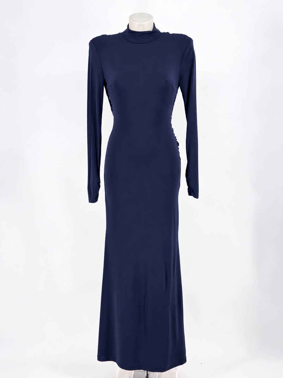 Vestido Crep Escote Espalda