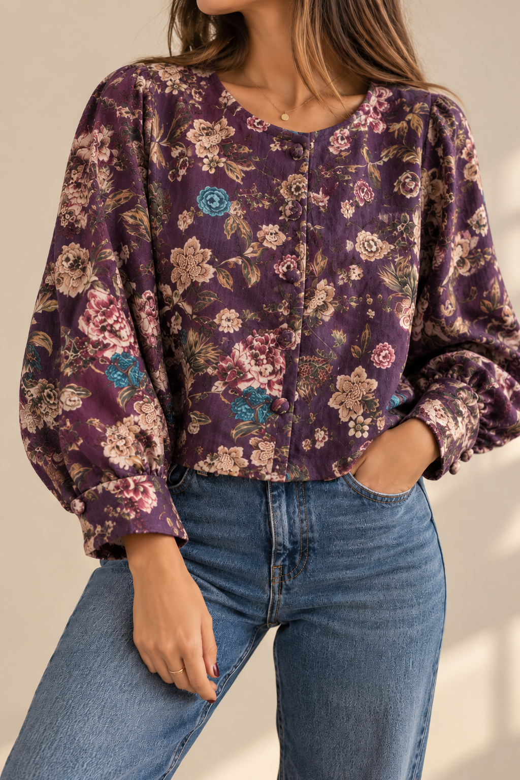 Chaqueta floral