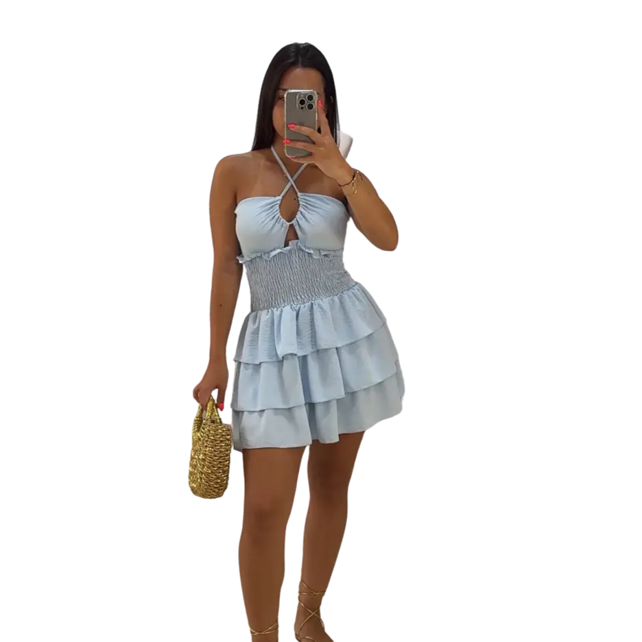 Vestido Siena Azul
