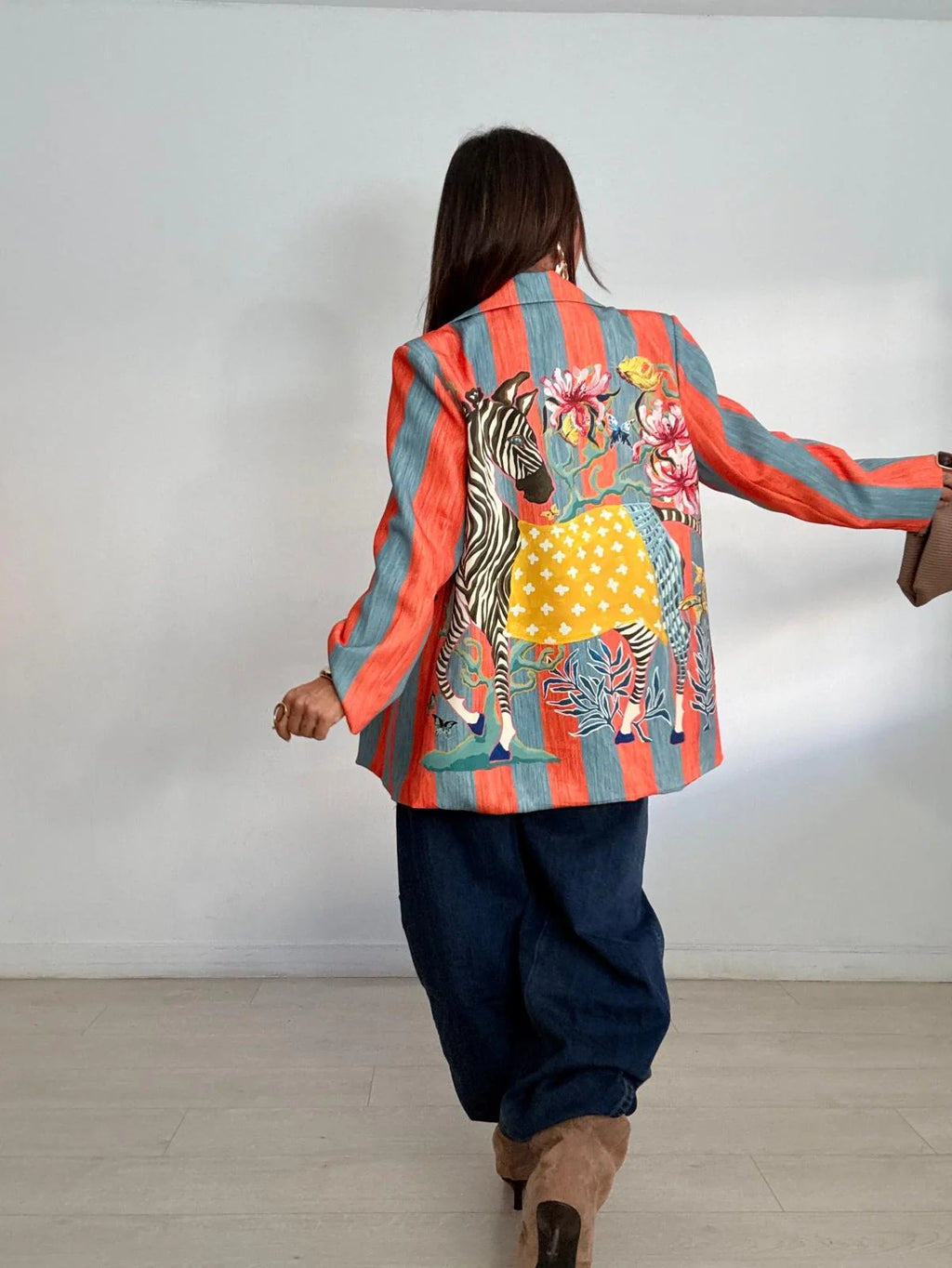 Blazer Oversize Cebra