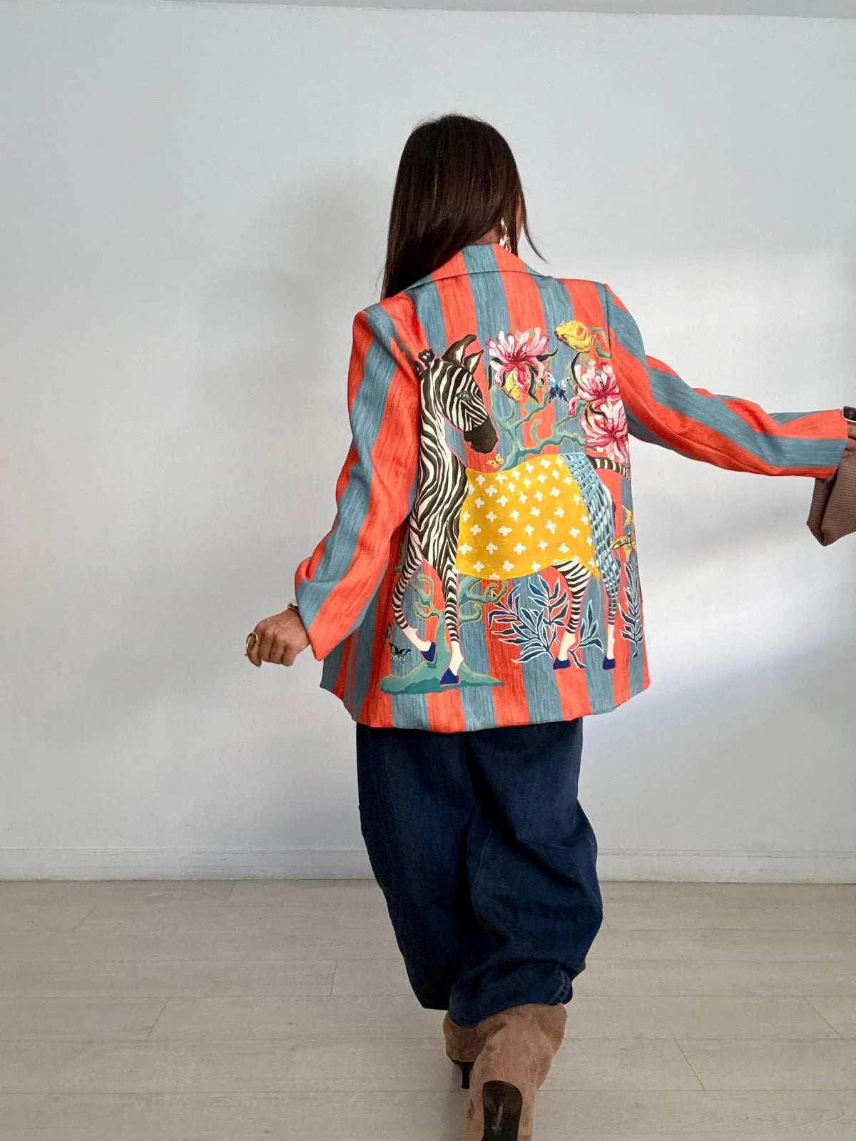 Blazer Oversize Cebra