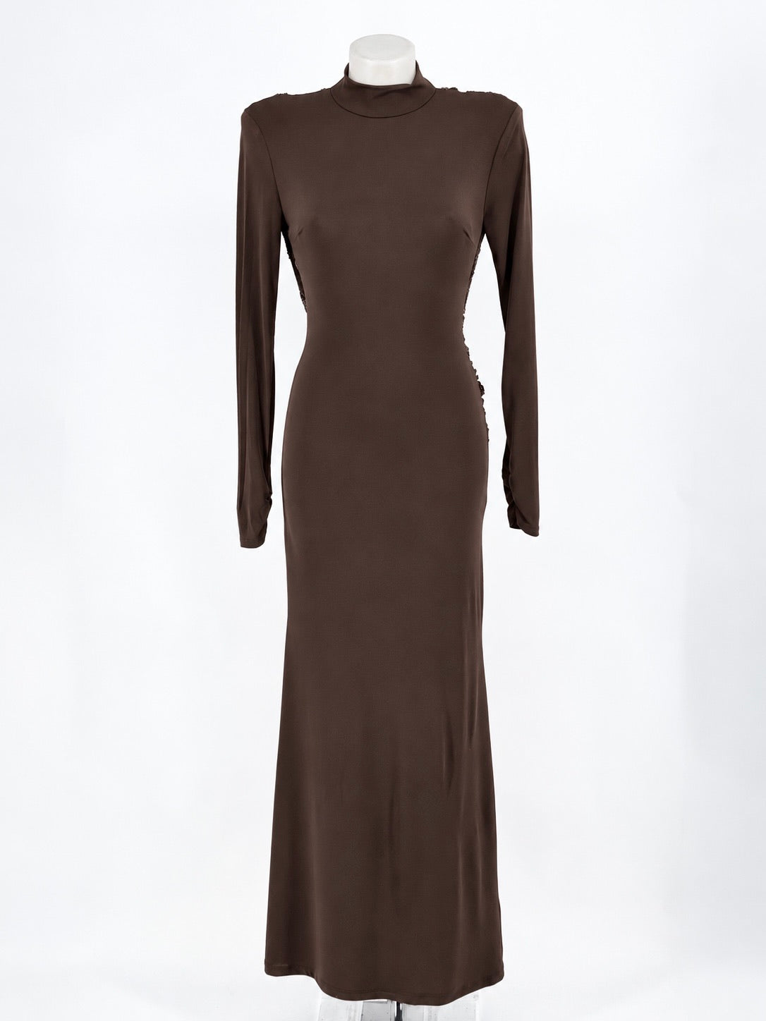 Vestido Crep Escote Espalda