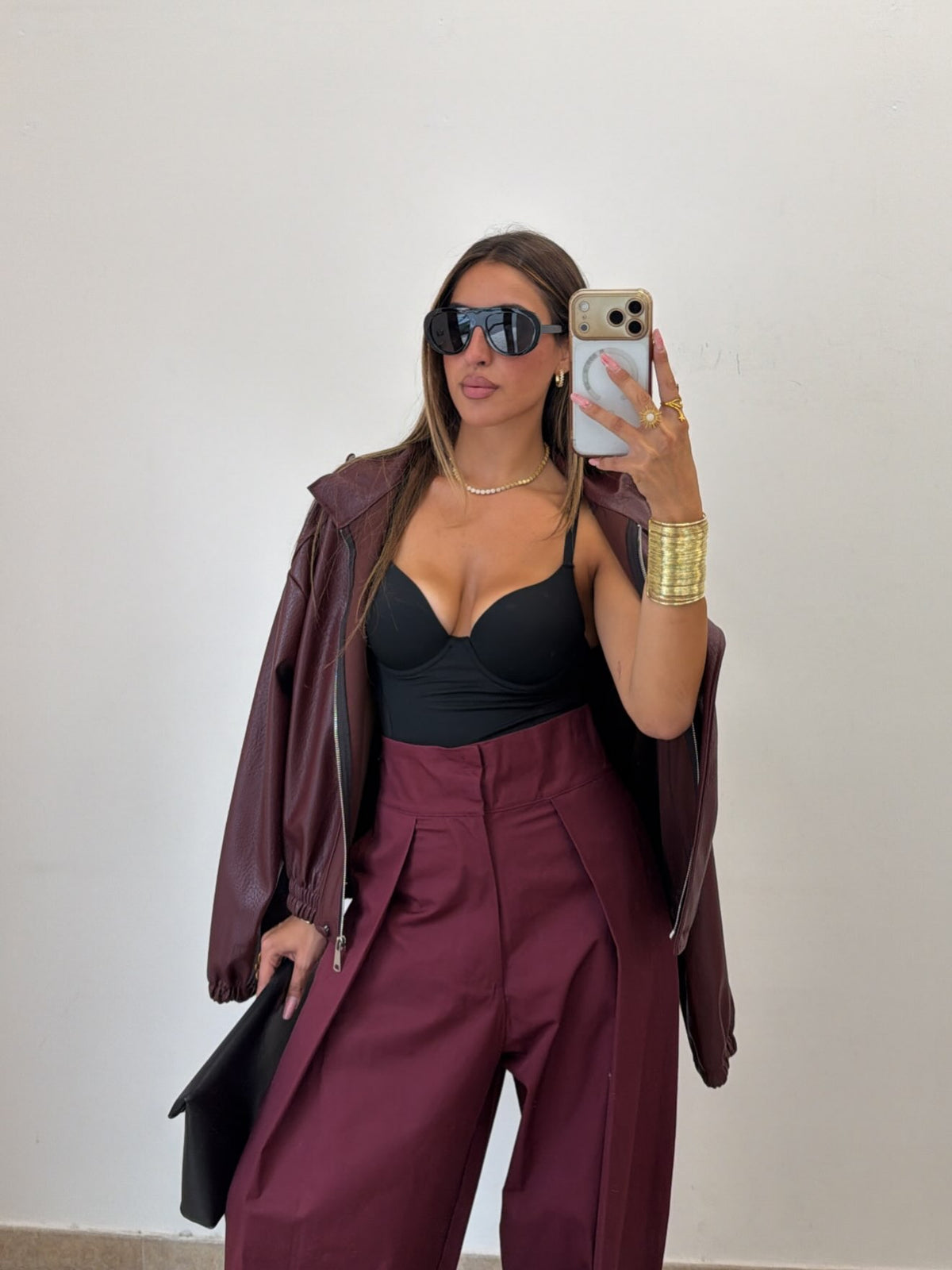 Pantalón Noemí Burdeos