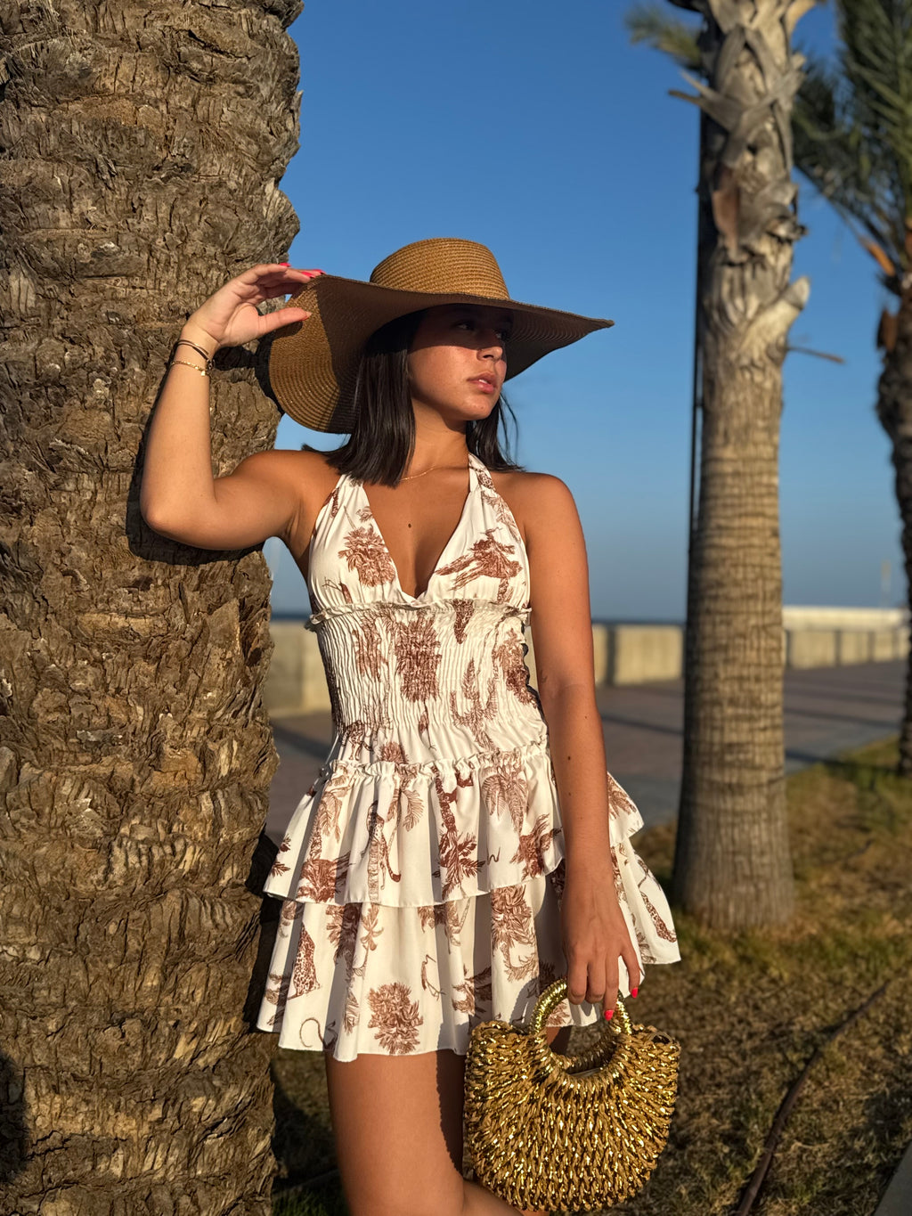 Vestido Santorini Marrón