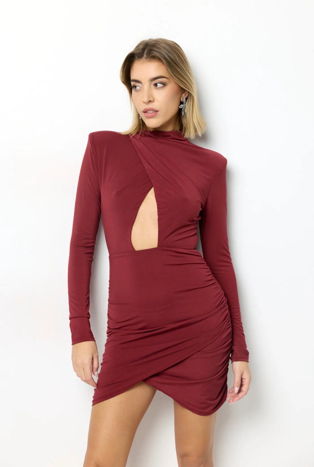 Vestido Maria Granate