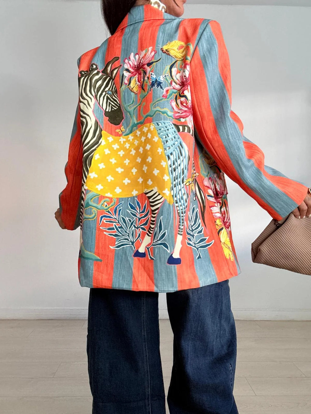 Blazer Oversize Cebra