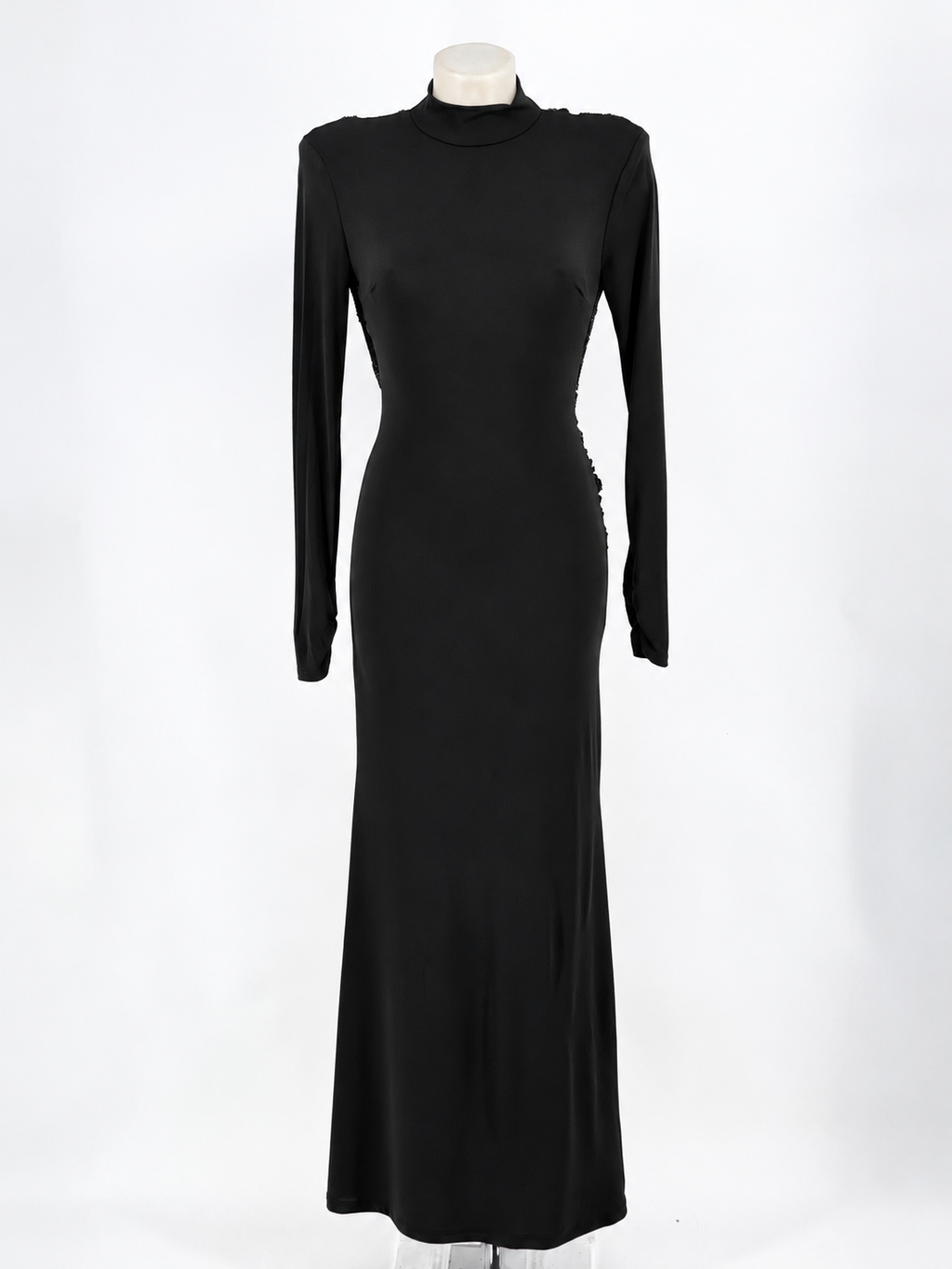 Vestido Crep Escote Espalda