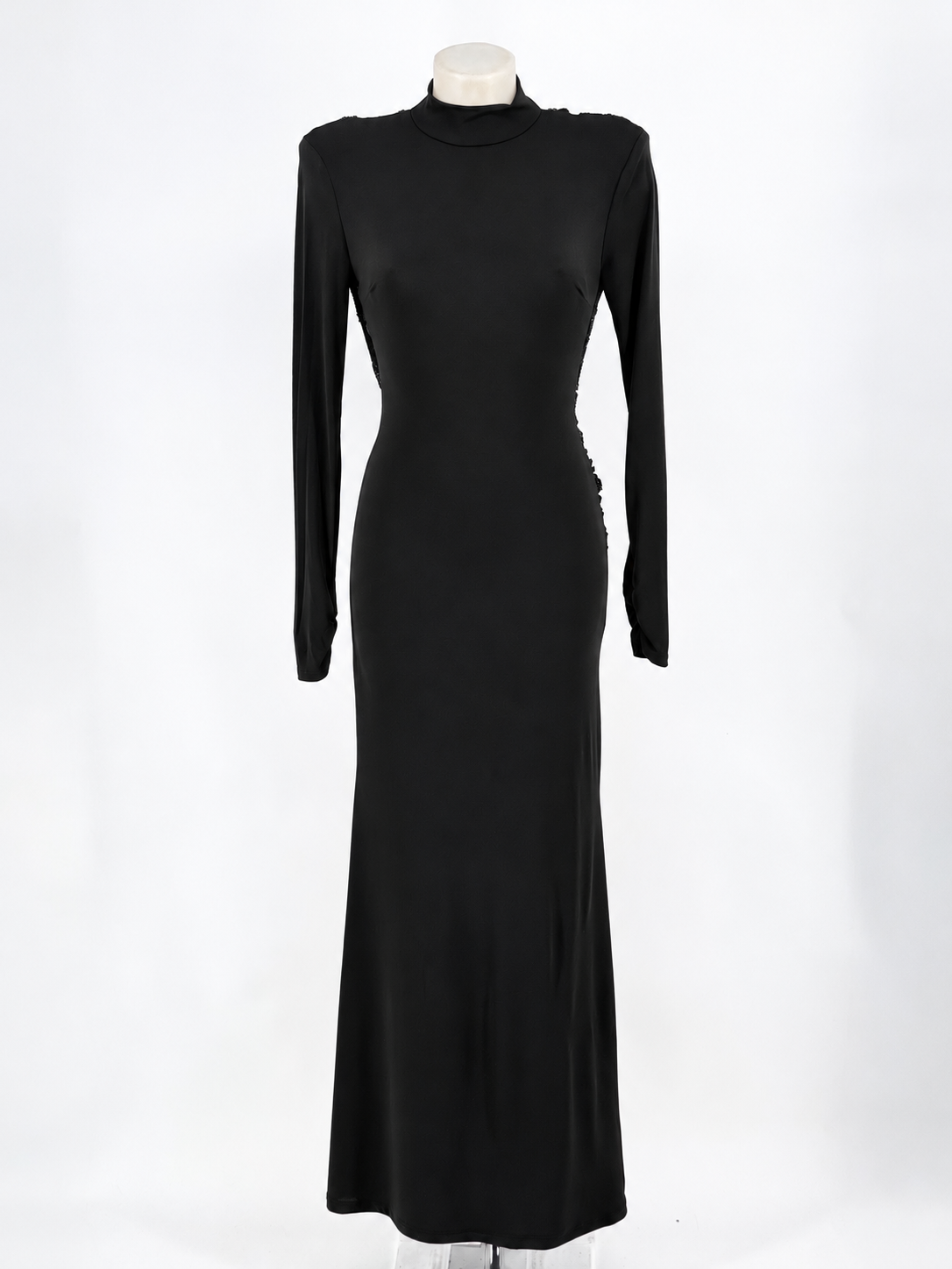 Vestido Crep Escote Espalda