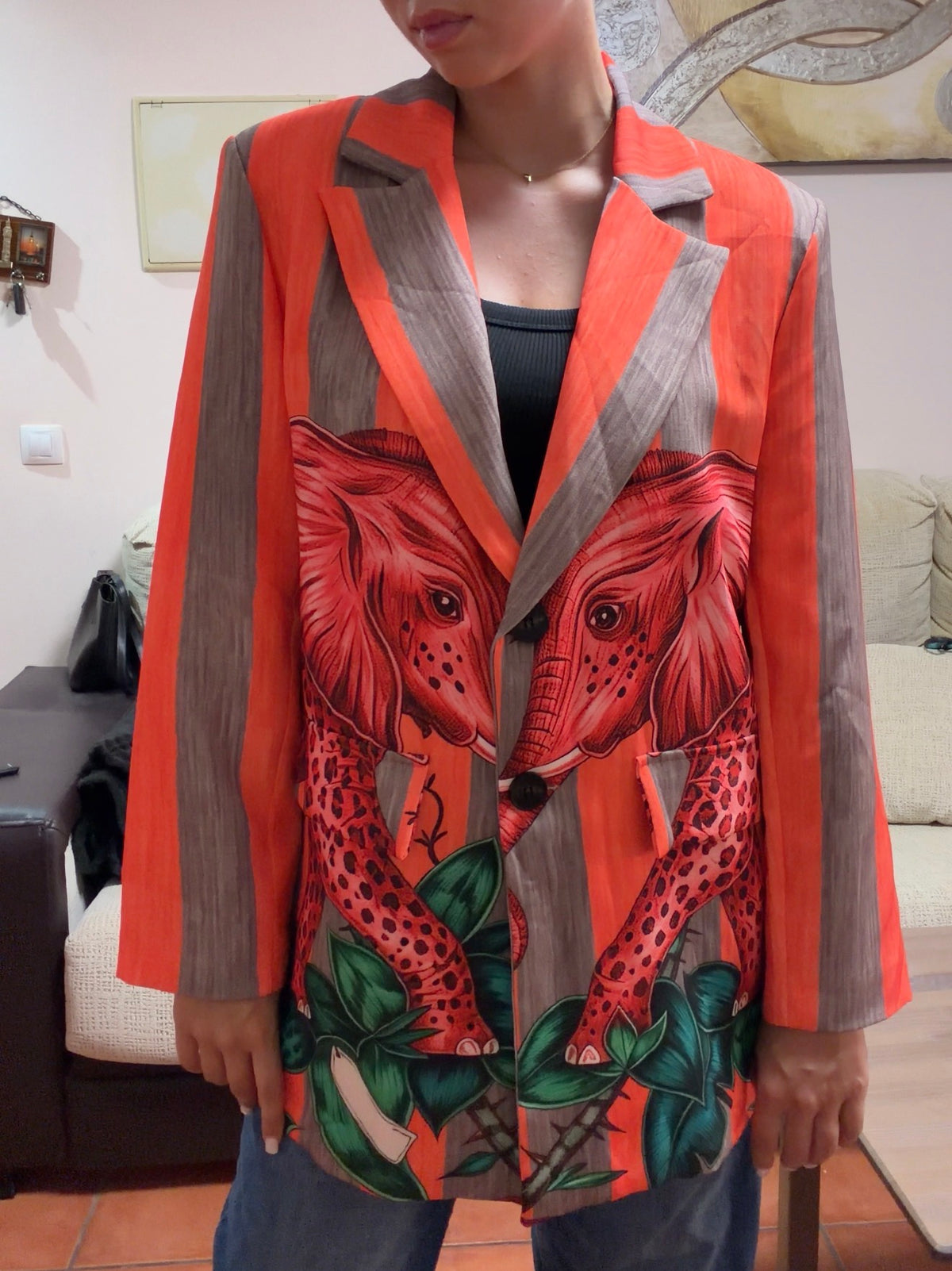 Blazer rayas elefante