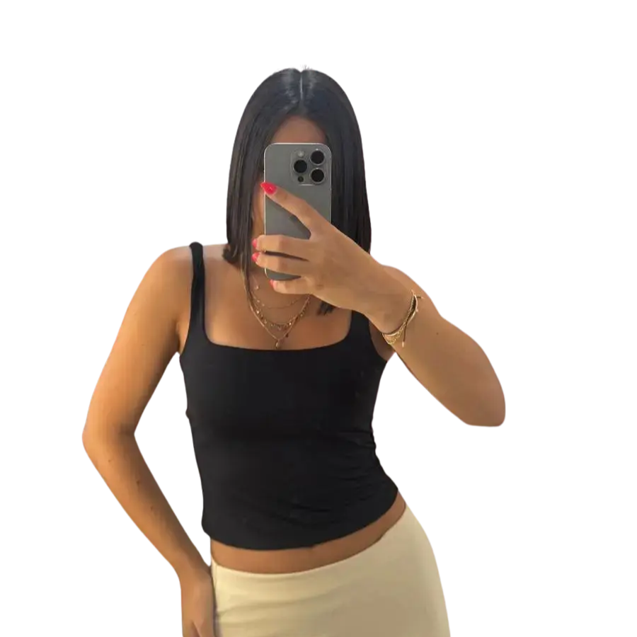 Top escote cuadrado