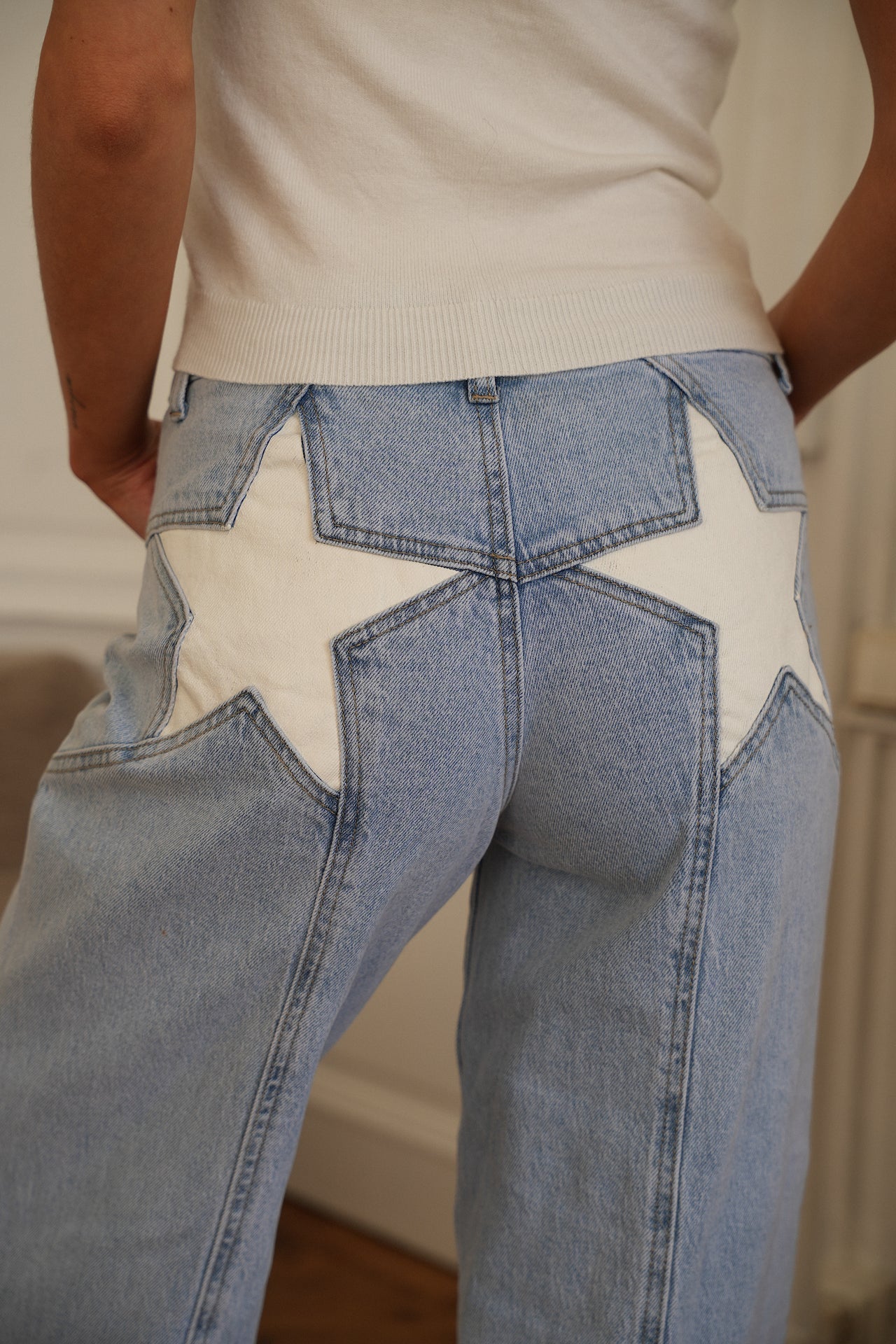 Jeans Estrella Blanca