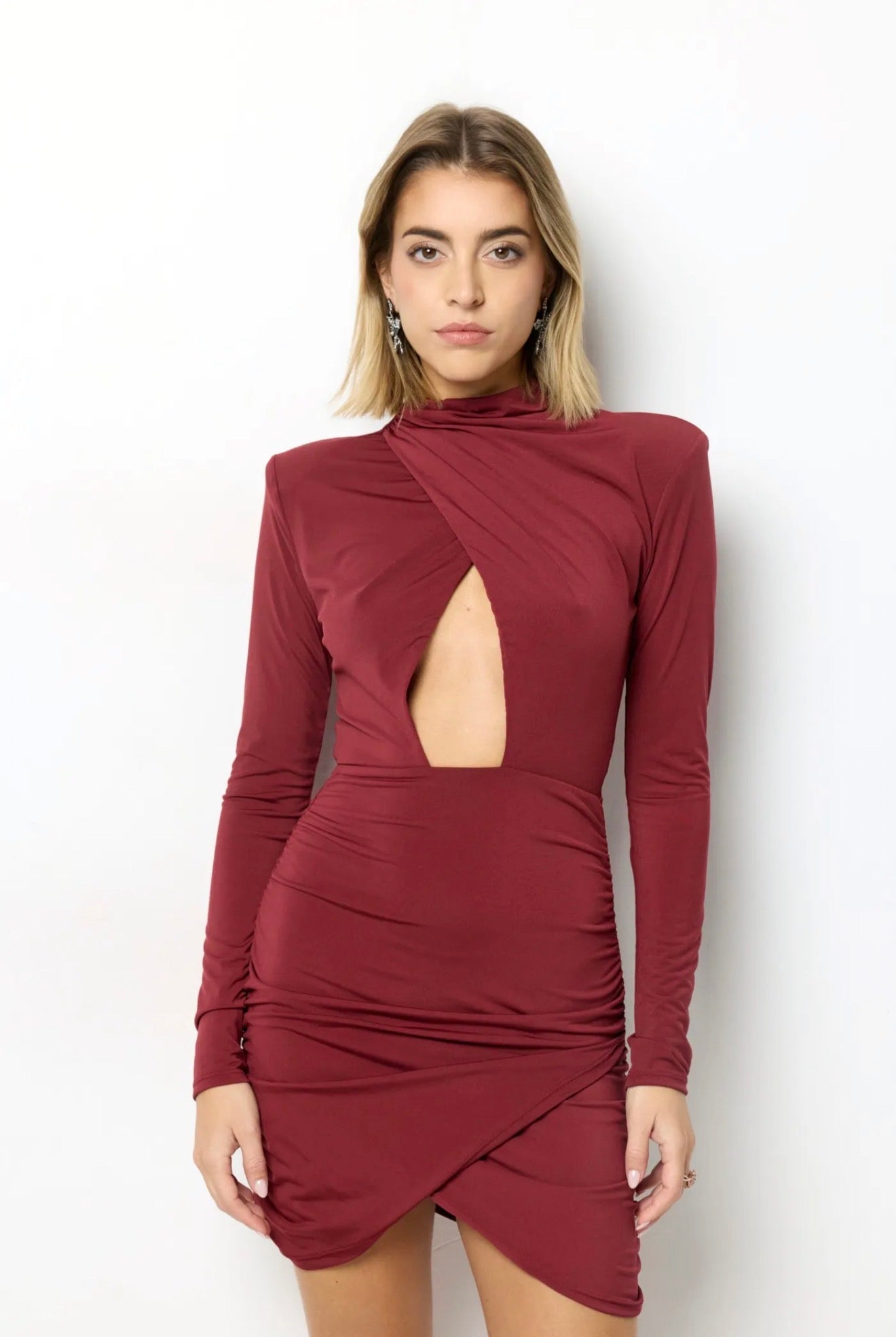 Vestido Maria Granate