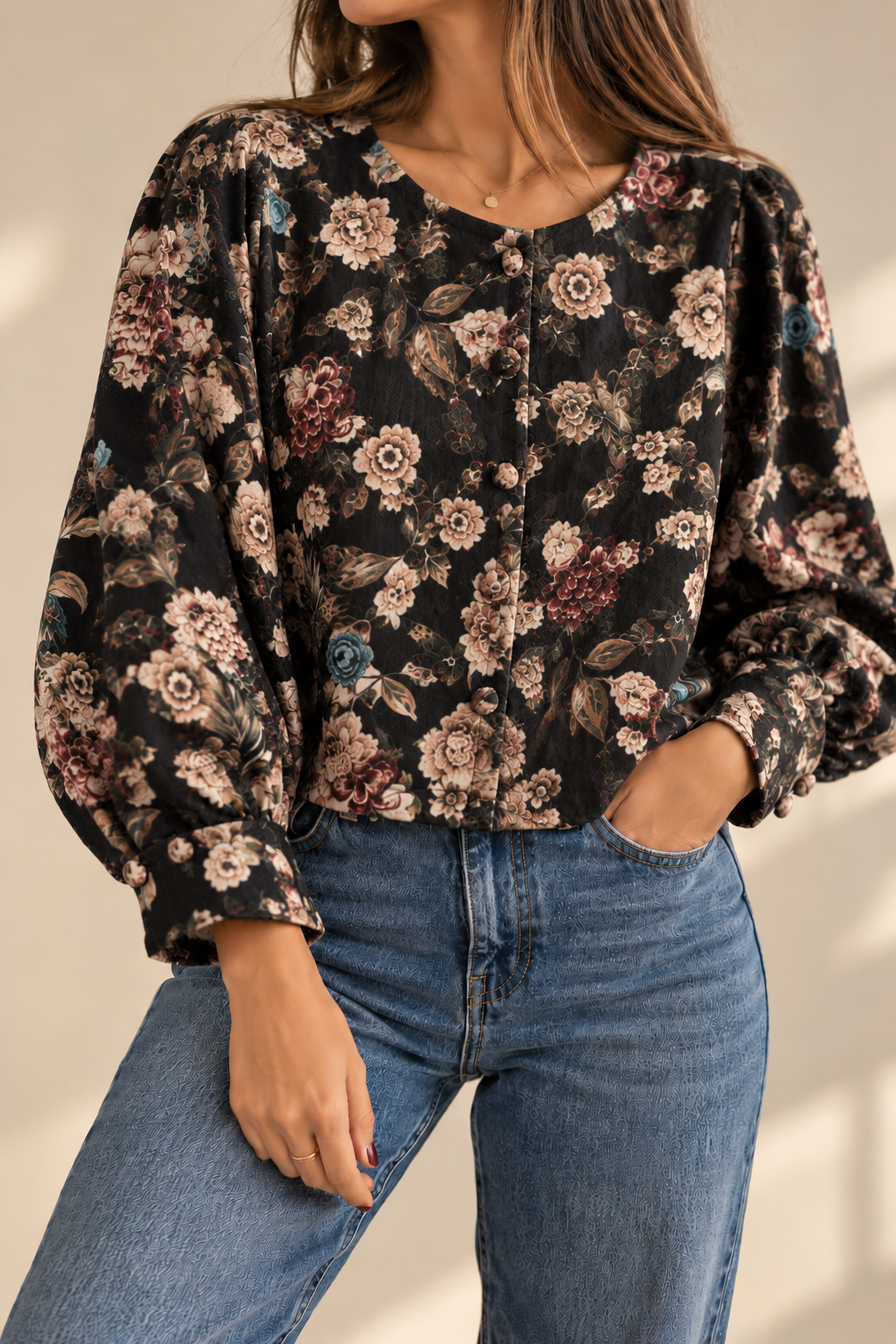 Chaqueta floral