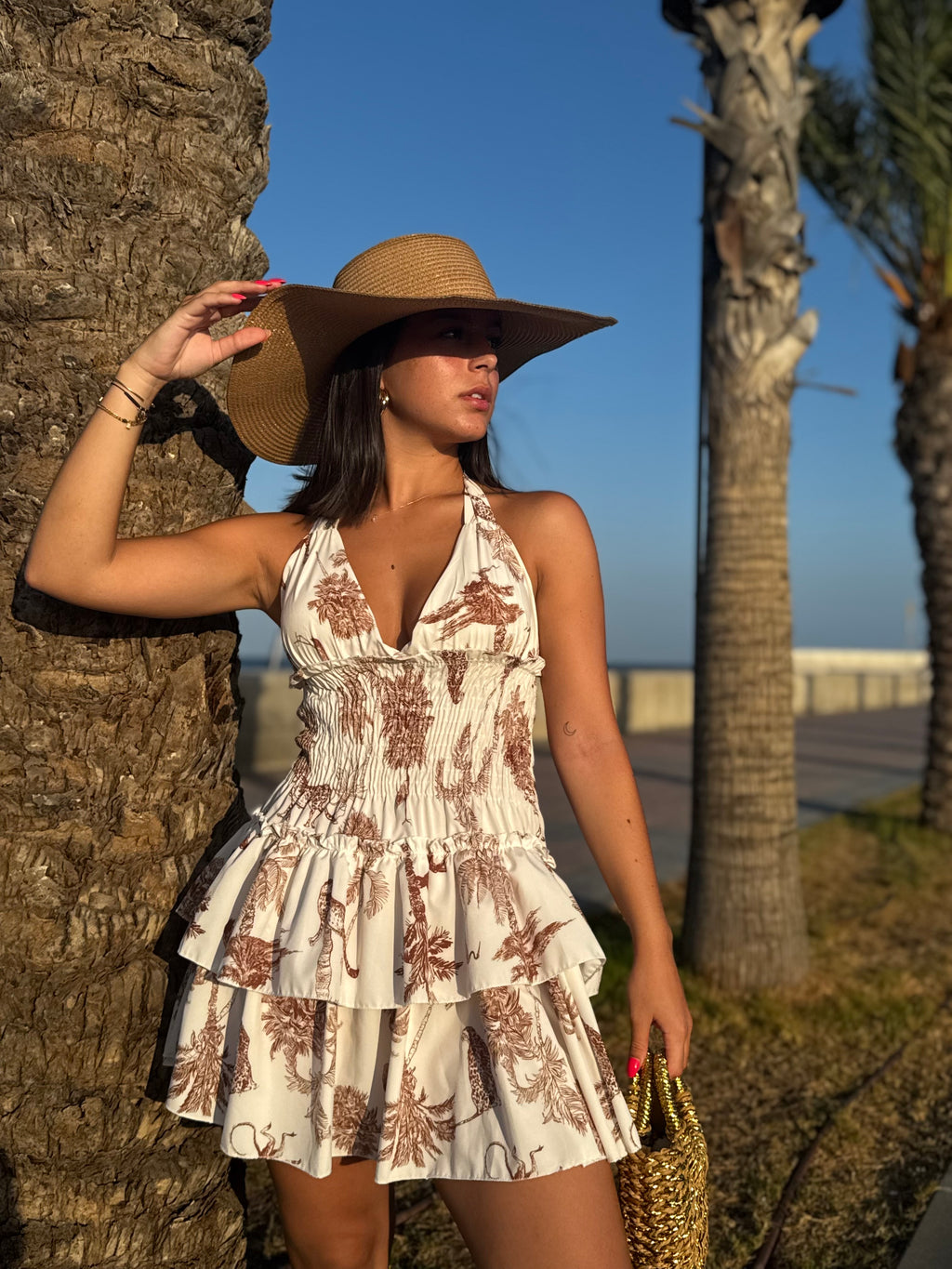 Vestido Santorini Marrón