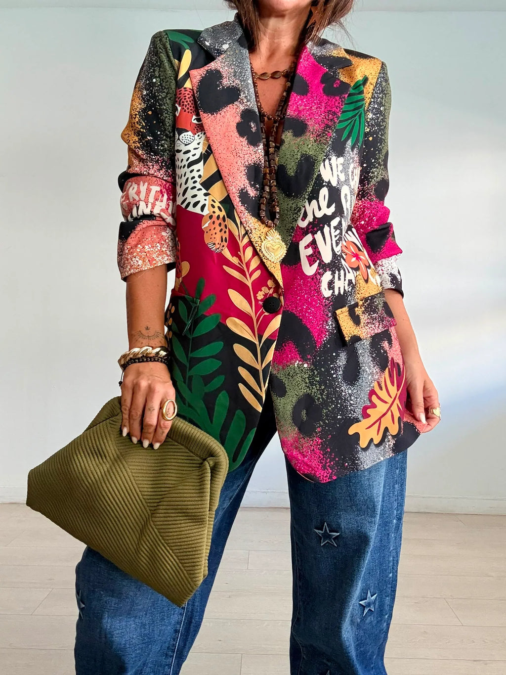 Blazer Oversize Colorida