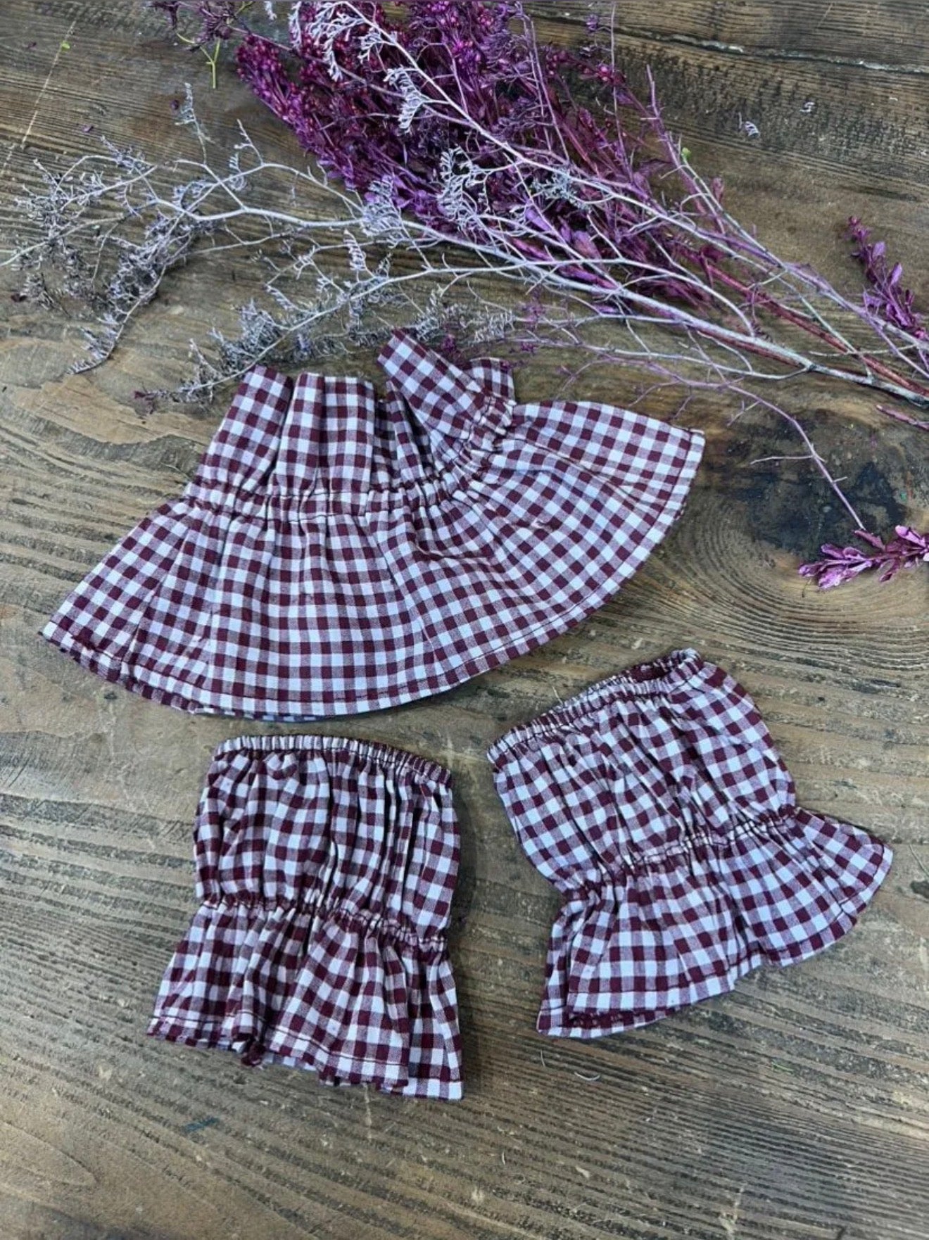 Cuello + puños cuadros