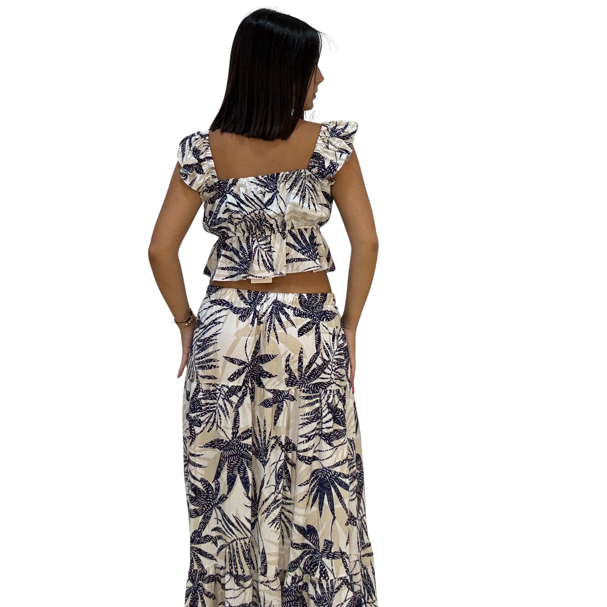 Conjunto tropical azul