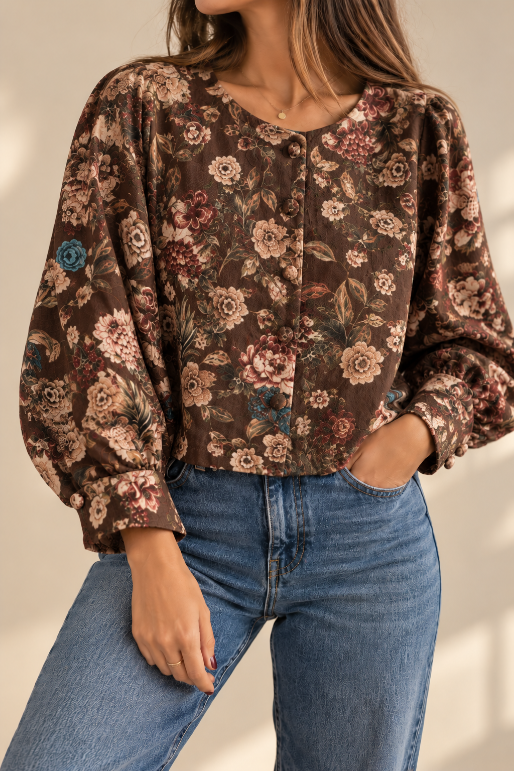 Chaqueta floral