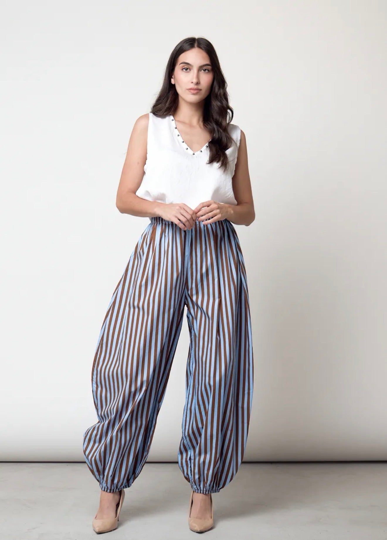 Pantalón Globo Rayas