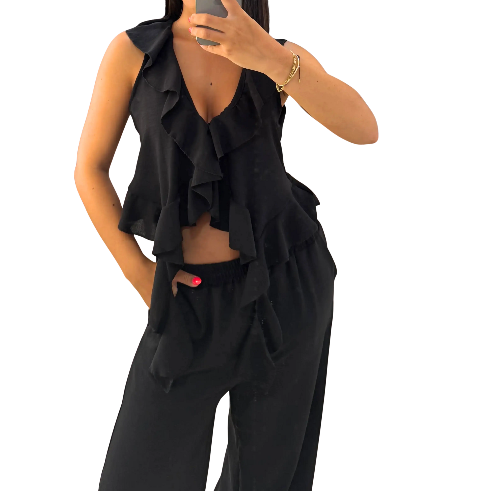 Conjunto Valentina Negro