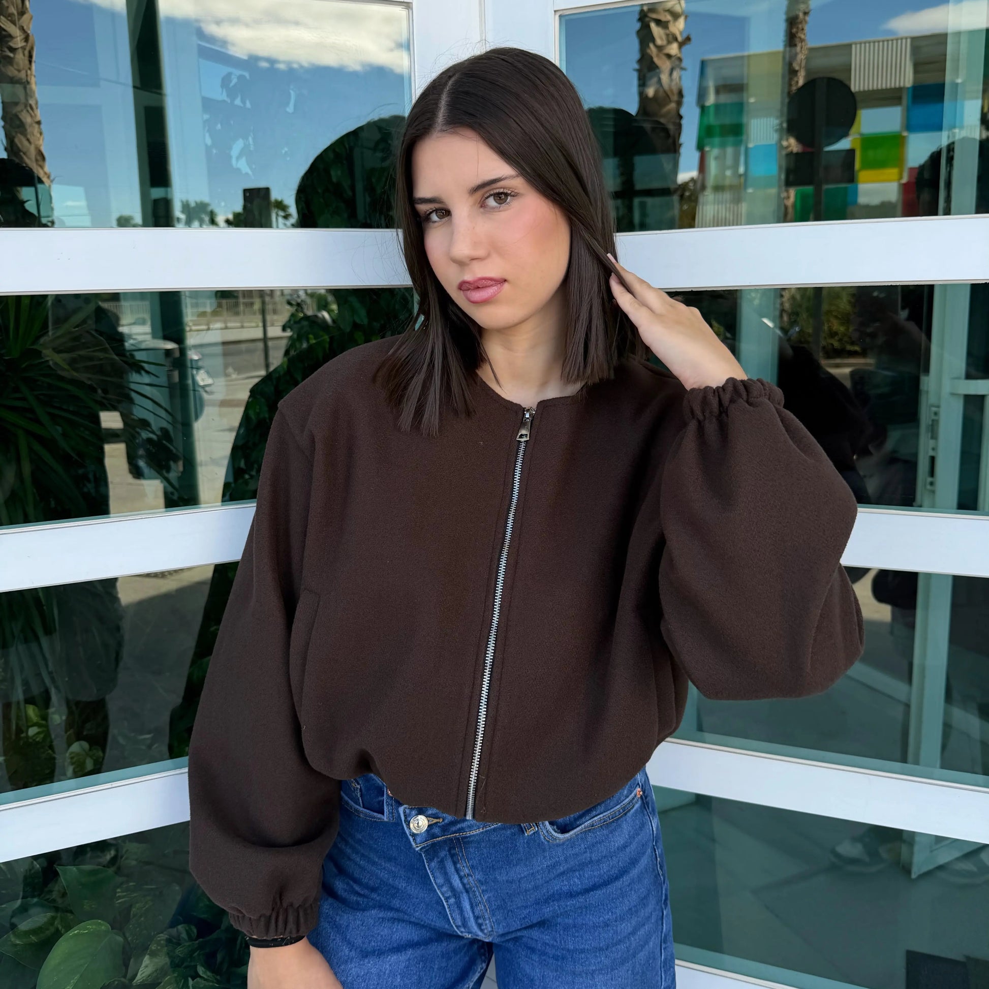 Bomber Oversize Chocolate