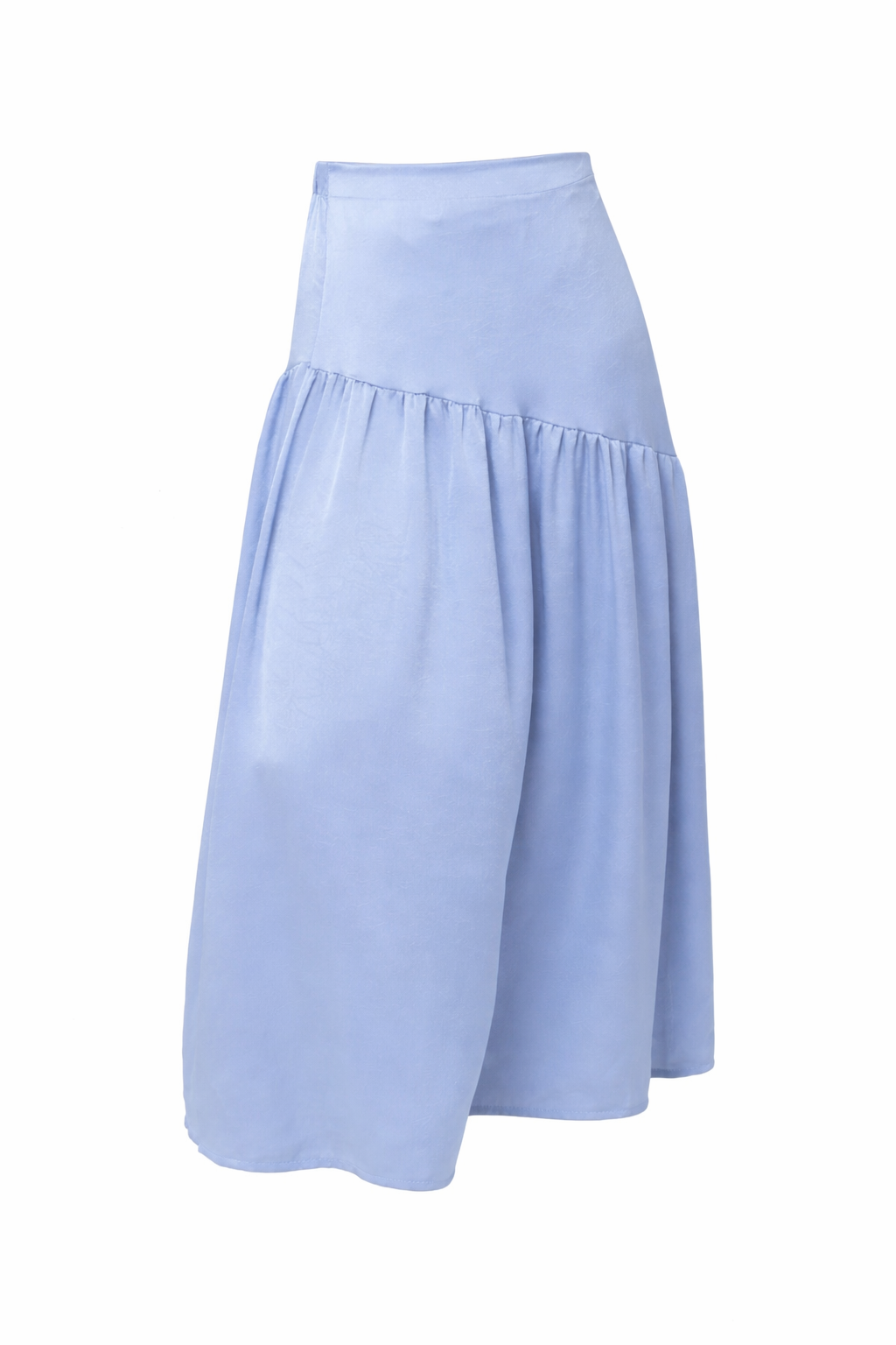 Falda midi fluida