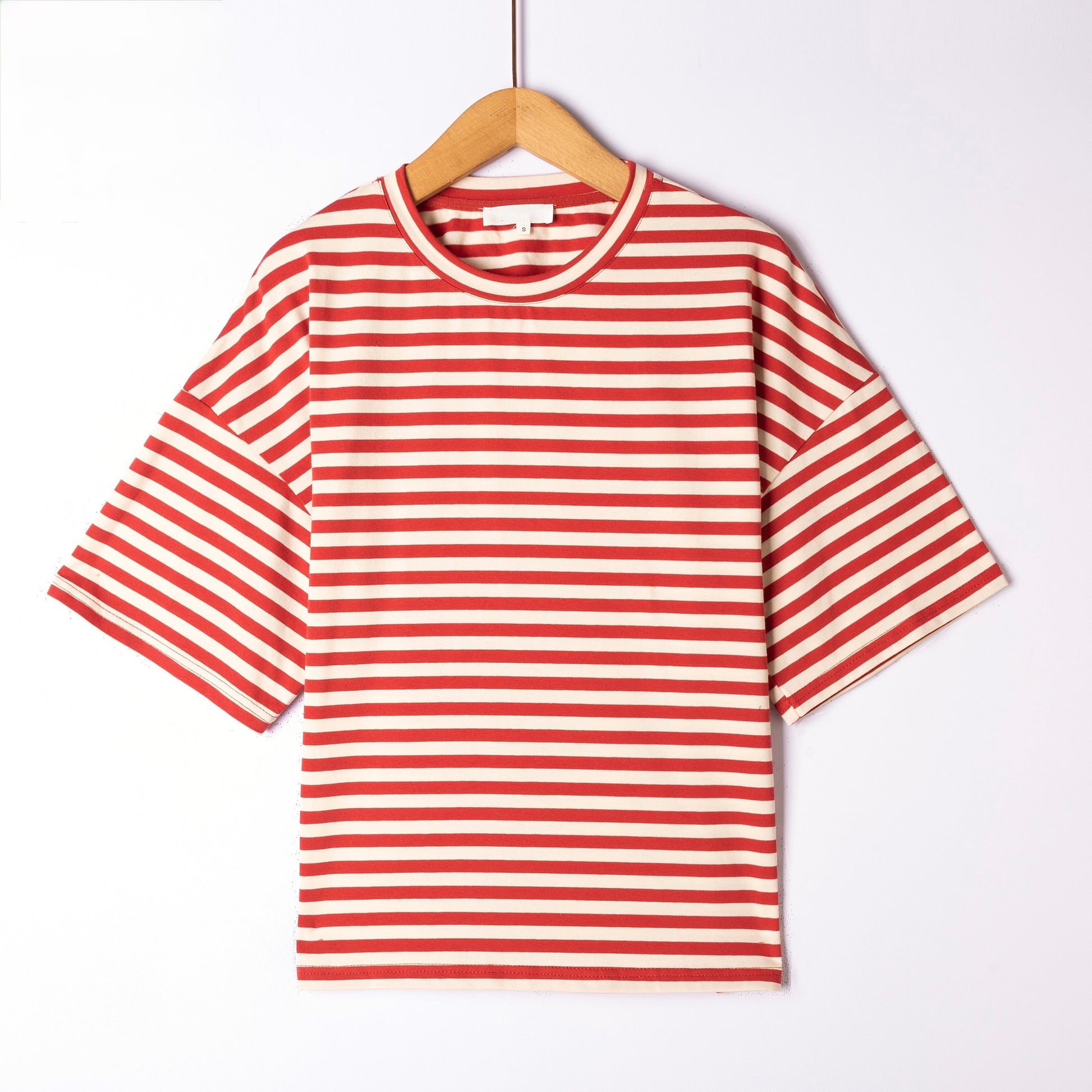 Camiseta Corazón Rayas