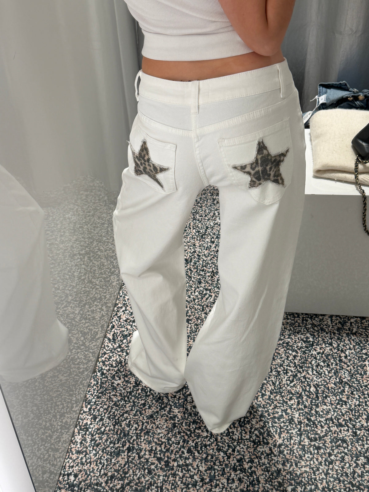 Jeans Blanco Star