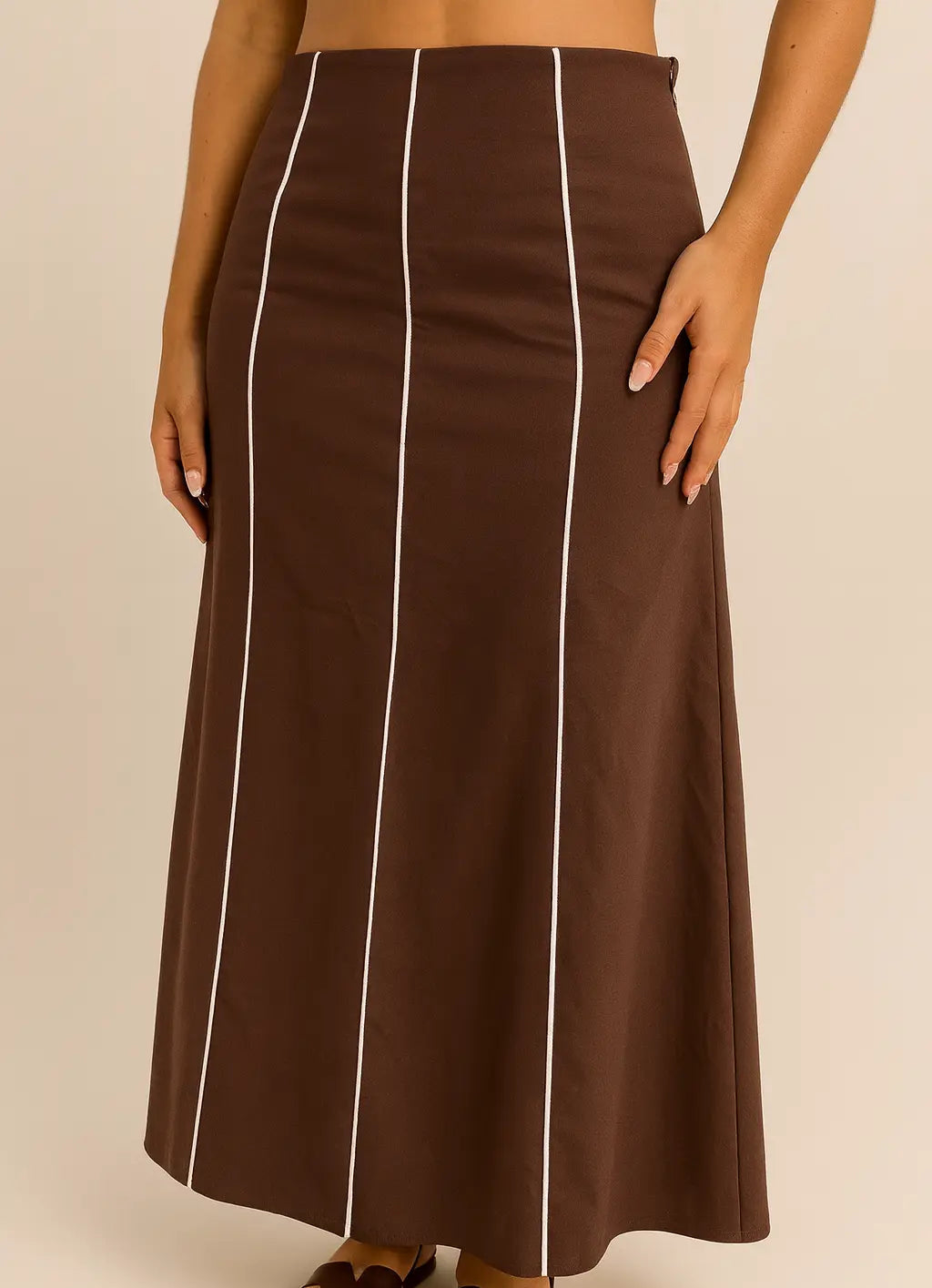 Falda Midi Chocolate