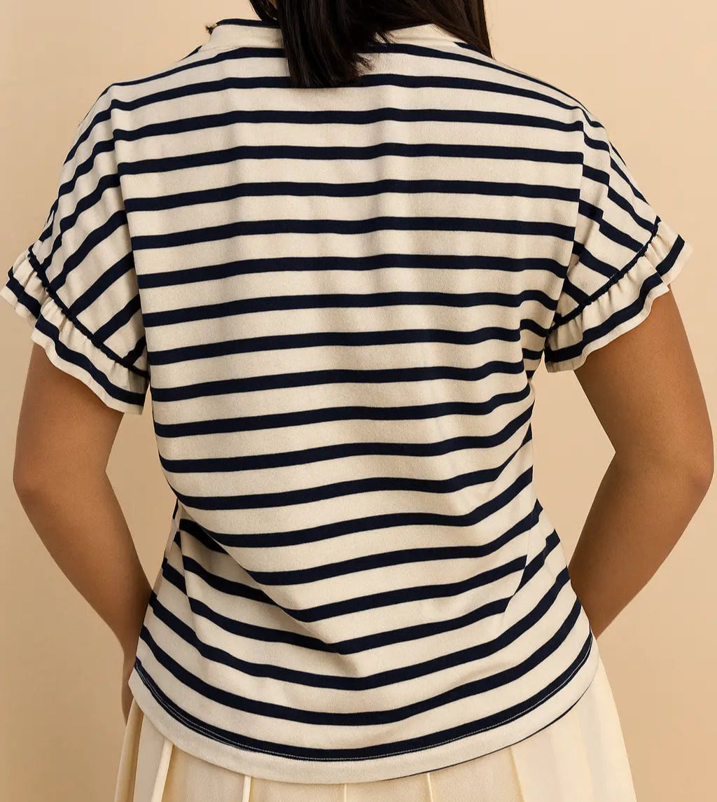 Camiseta rayas Navy