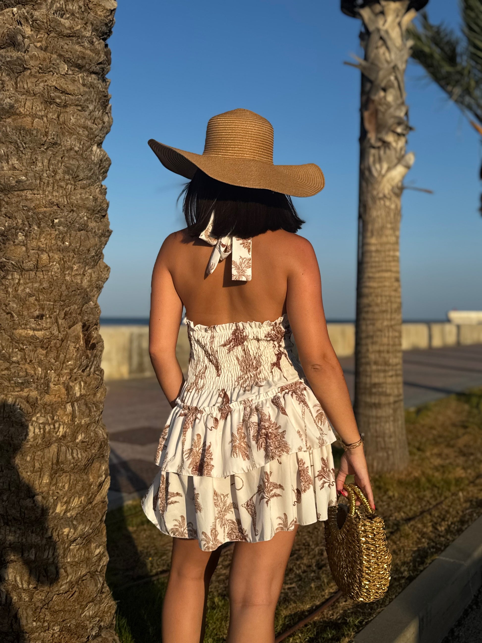 Vestido Santorini Marrón