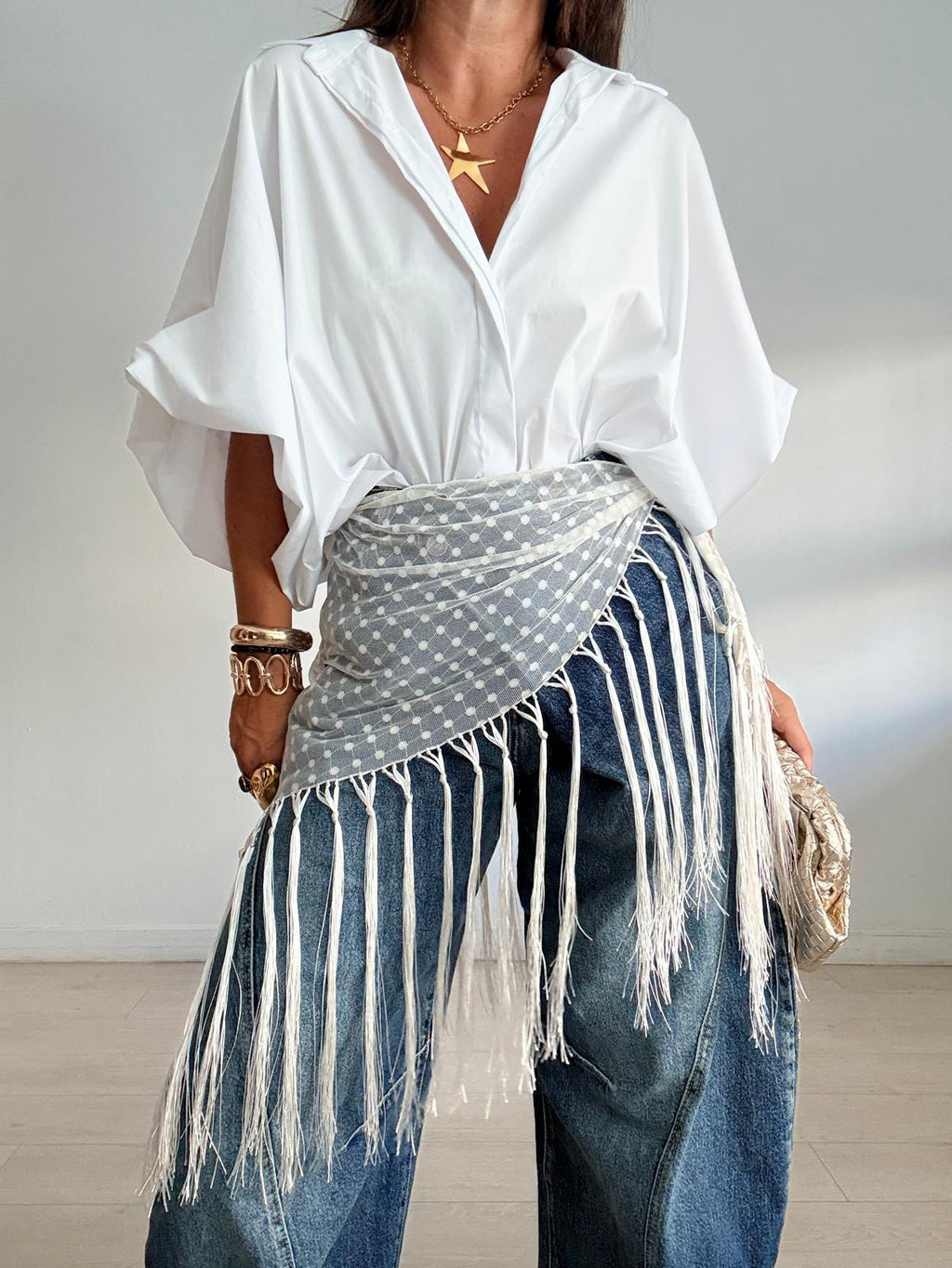 Camisa Oversize Blanco