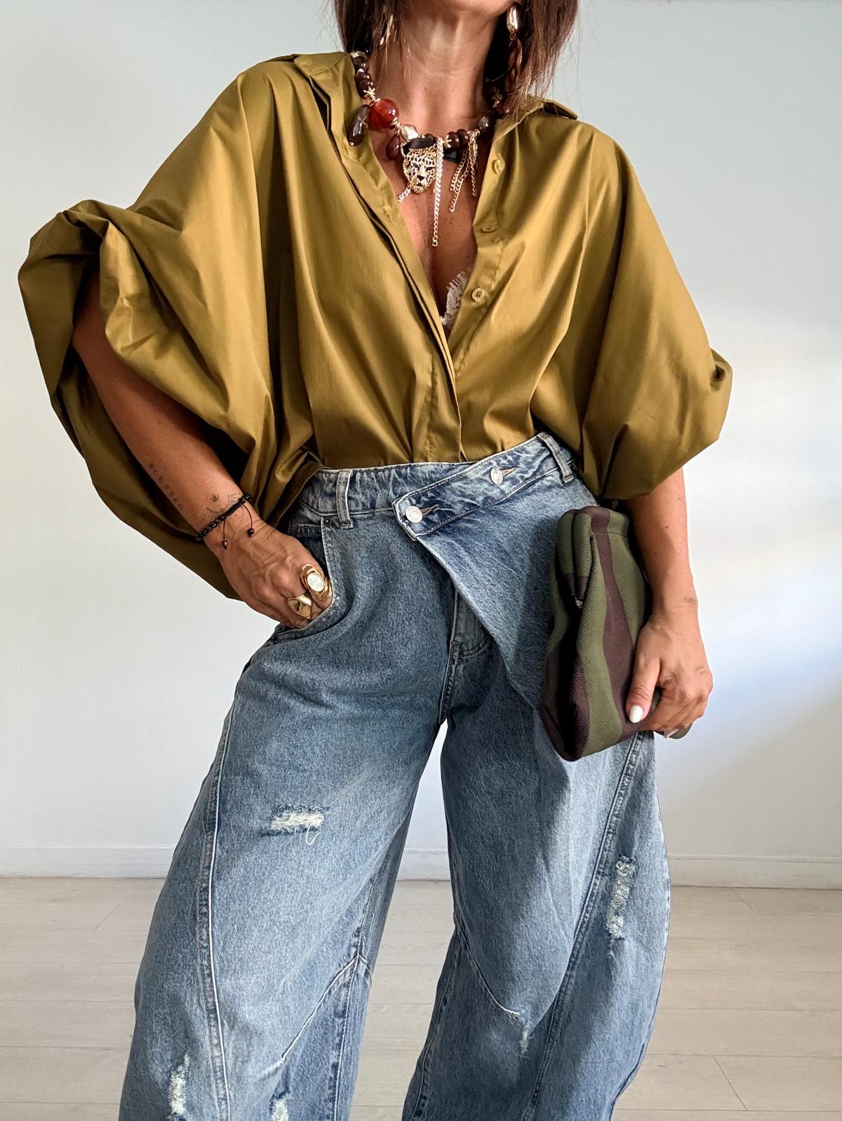 Camisa Oversize Verde