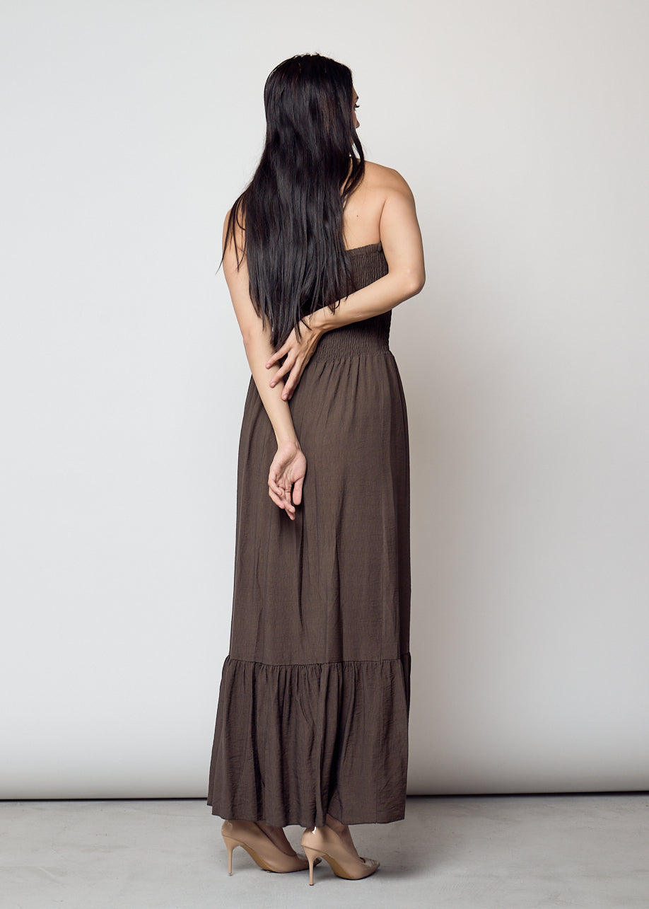 Vestido Cataleya Marrón