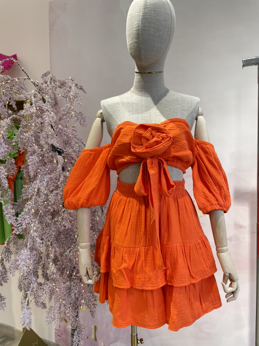 Conjunto Maldivas Naranja