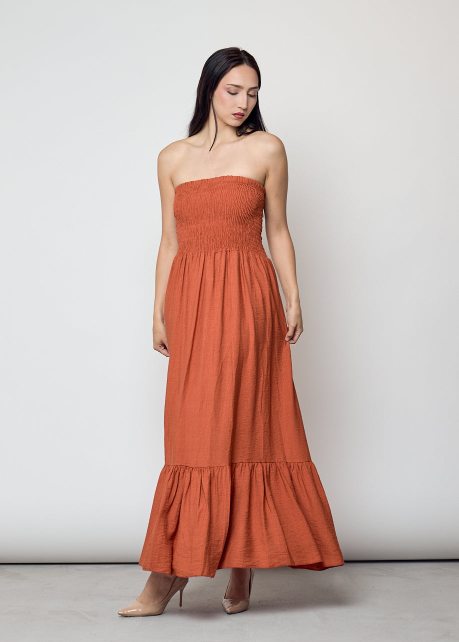 Vestido Cataleya Teja