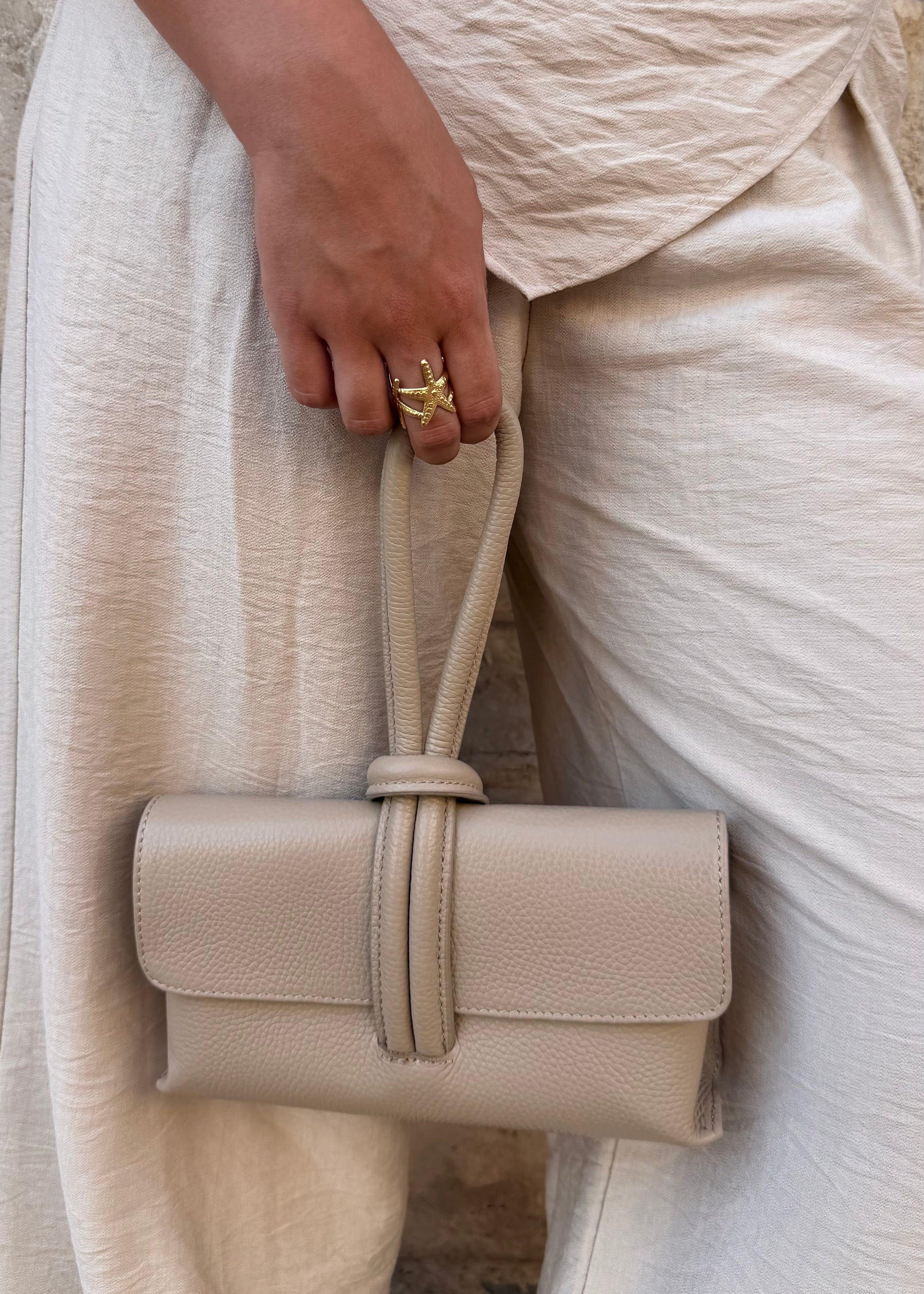 Bolso Taupe (100% PIEL)