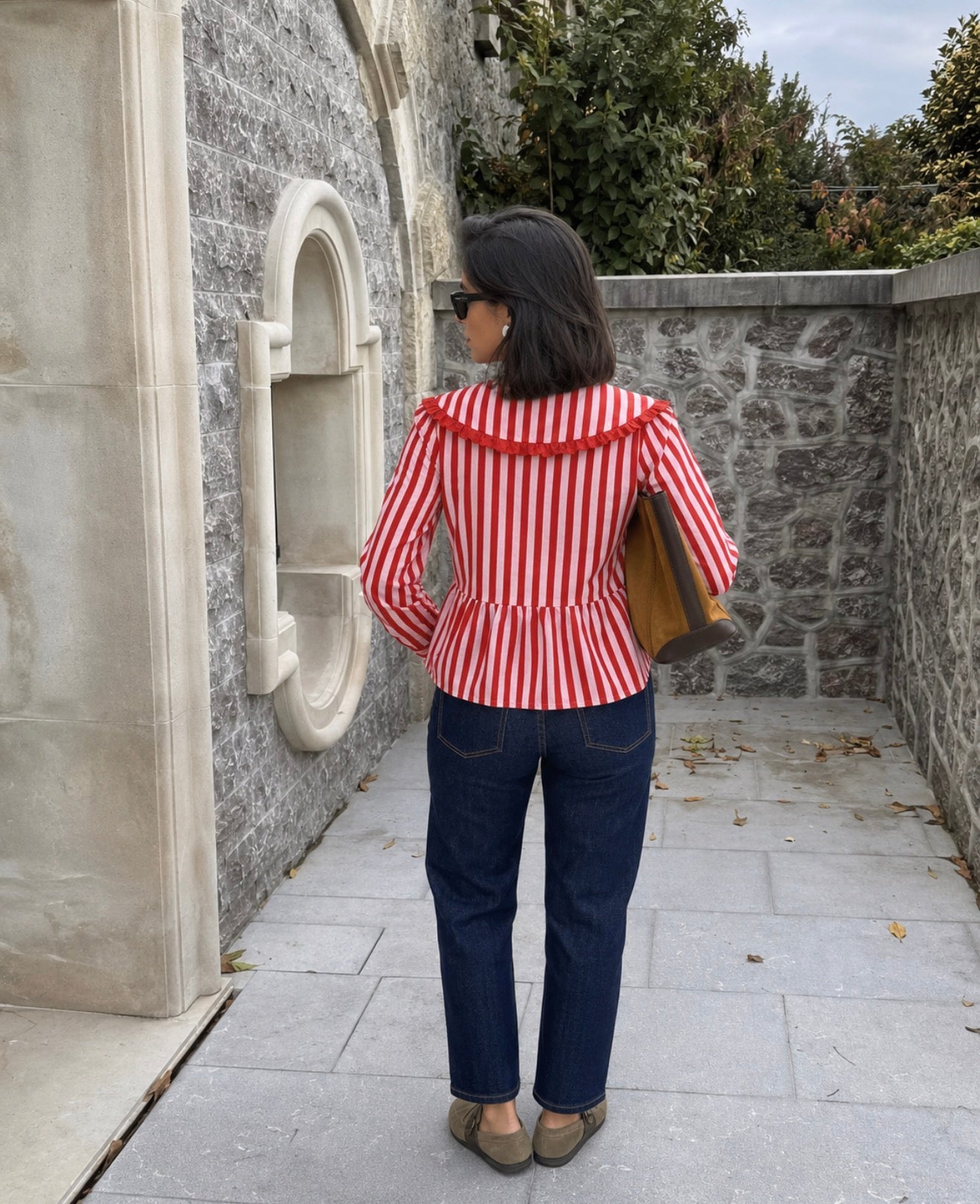 Camisa Rosa y Rojo