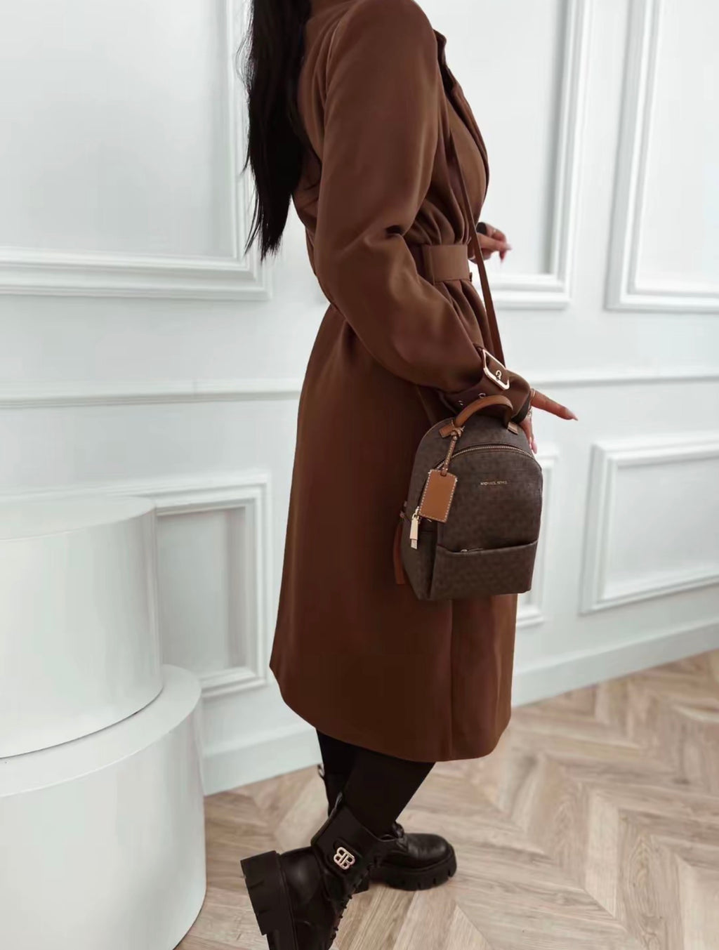 Abrigo de Paño Marrón