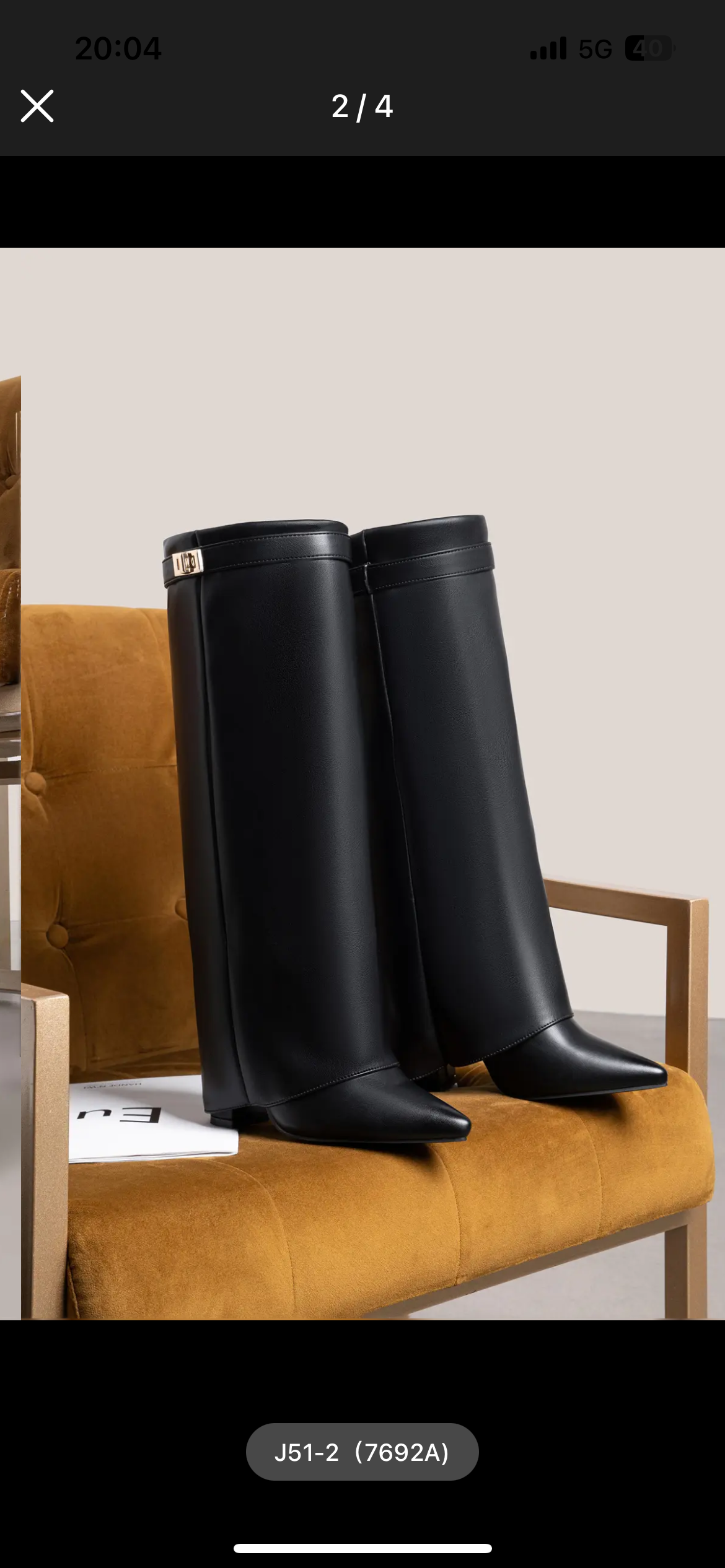 Botas negras elegance