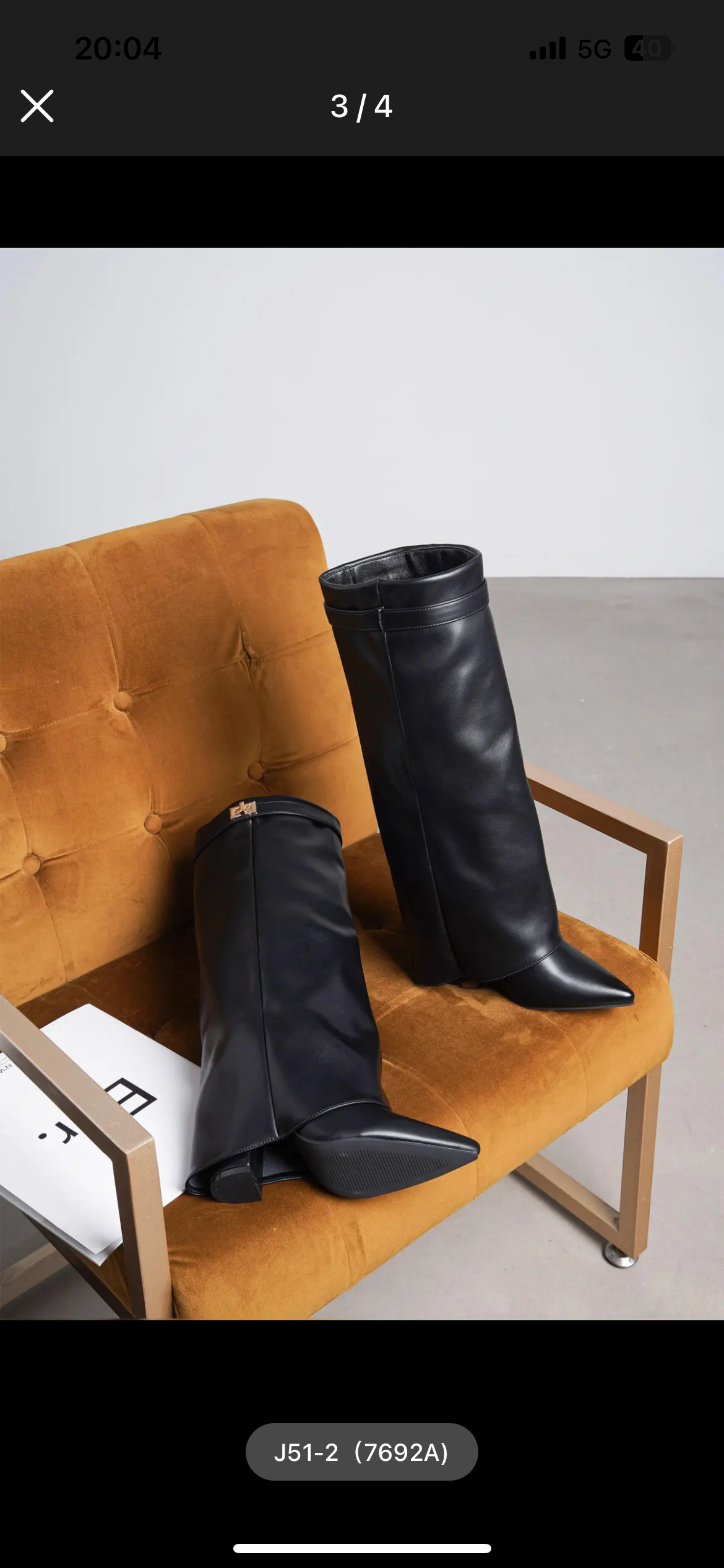 Botas negras elegance