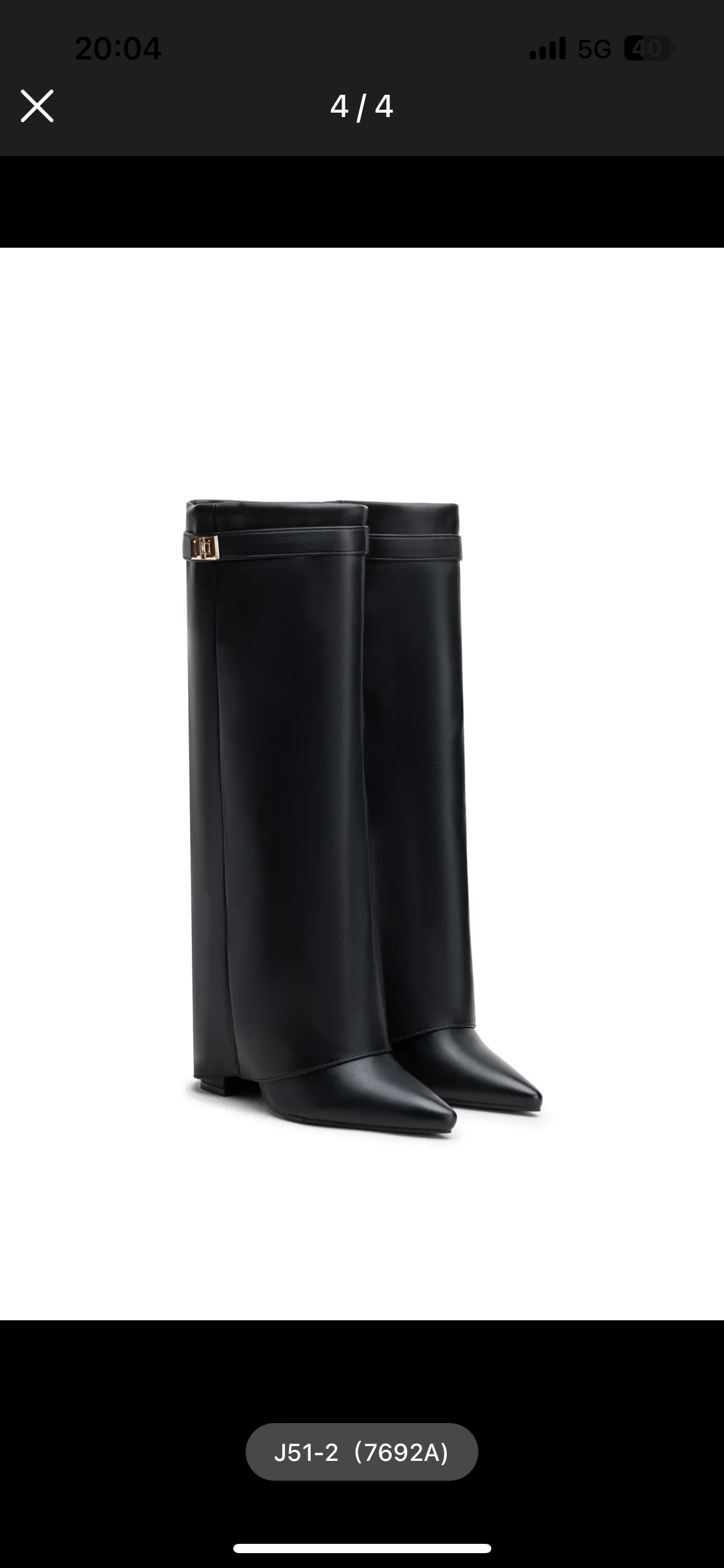 Botas negras elegance